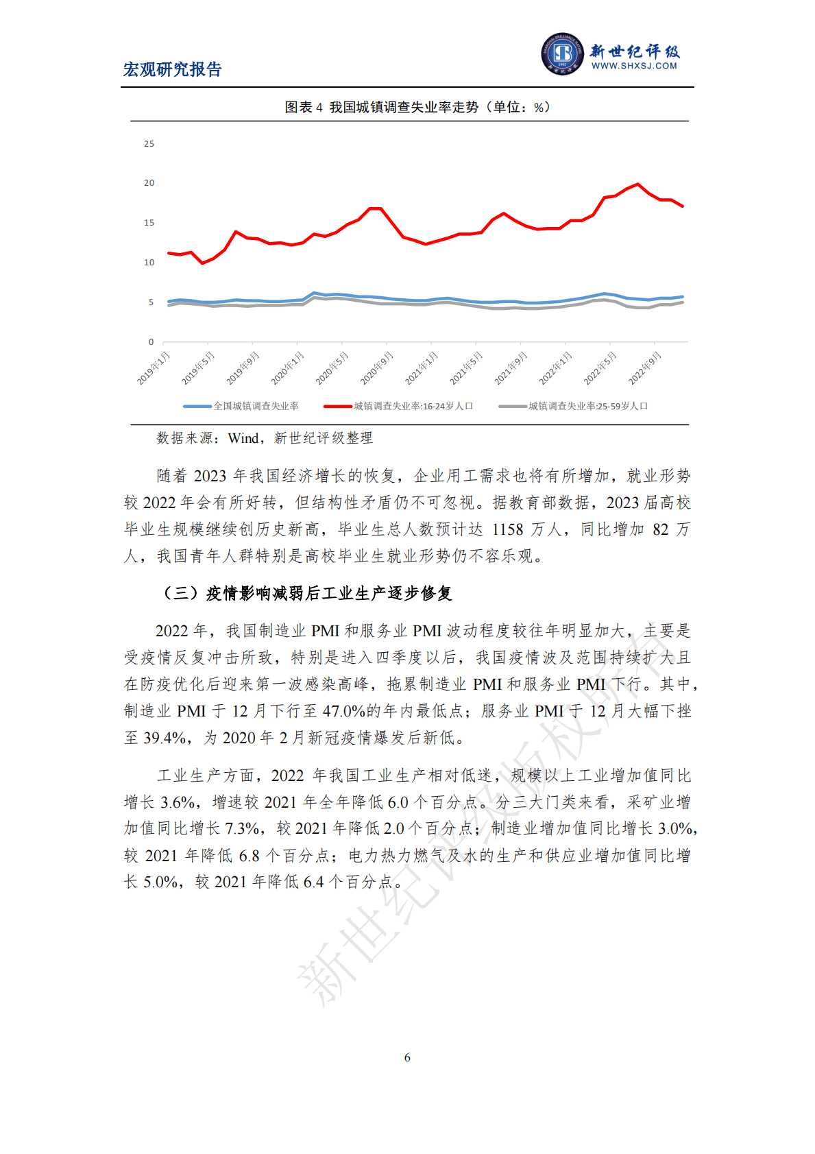新世纪评级：防疫优化后我国经济将迎来恢复性增长——2022年宏观经济分析与展望（国内篇） 第6页