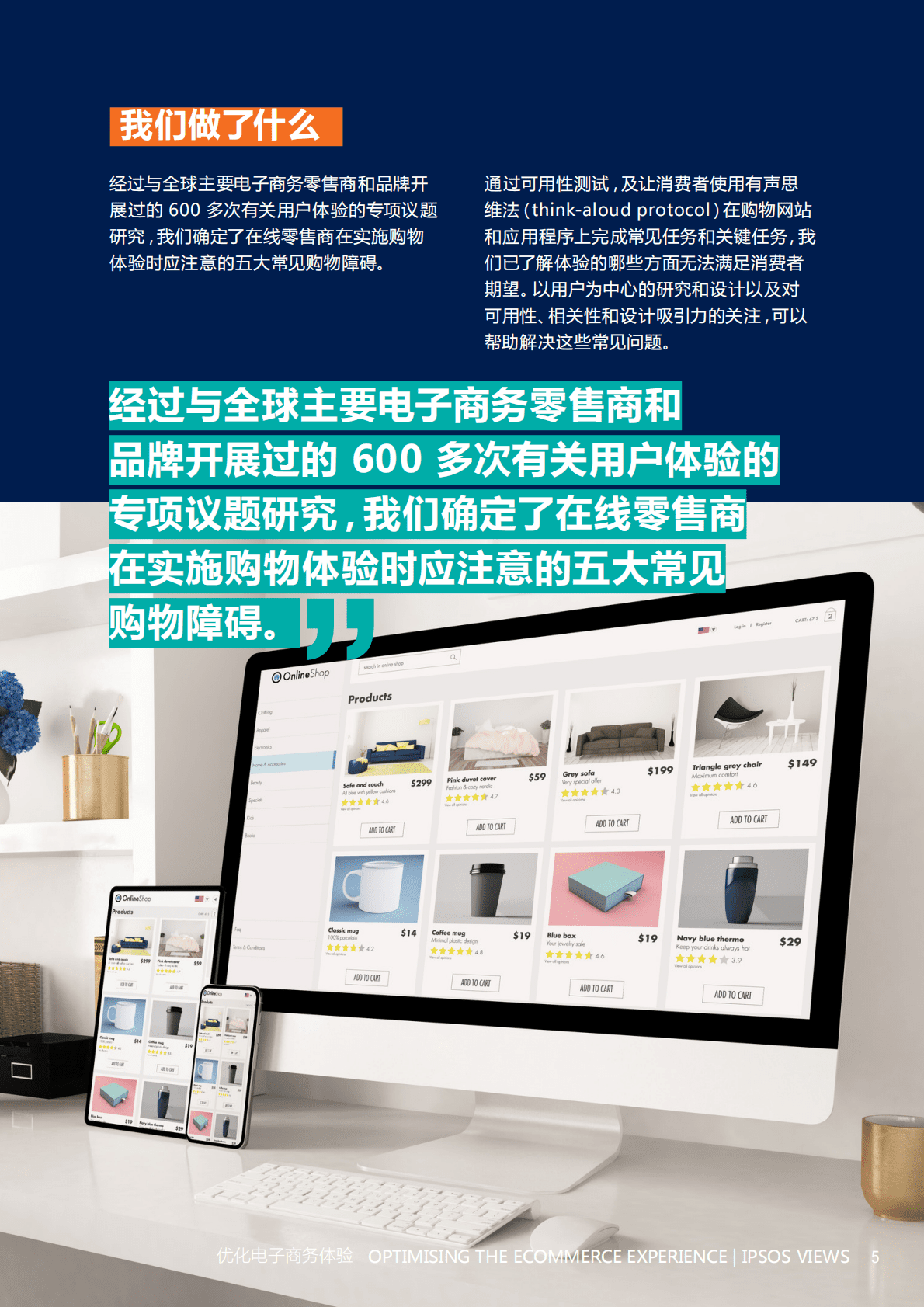 益普索：电子商务全球用户体验 第5页