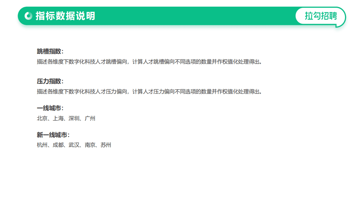 拉勾招聘：2023年春季数字化科技人才&middot;跳槽洞察报告 第2页