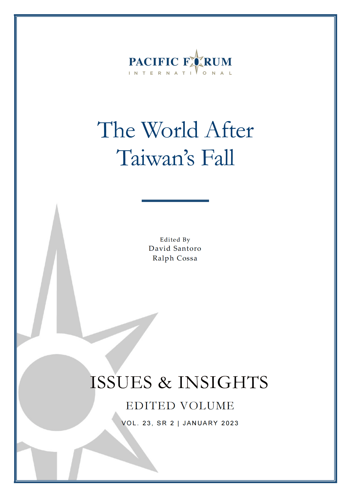 太平洋论坛：中国收复台湾对世界的影响【英文版】 第3页