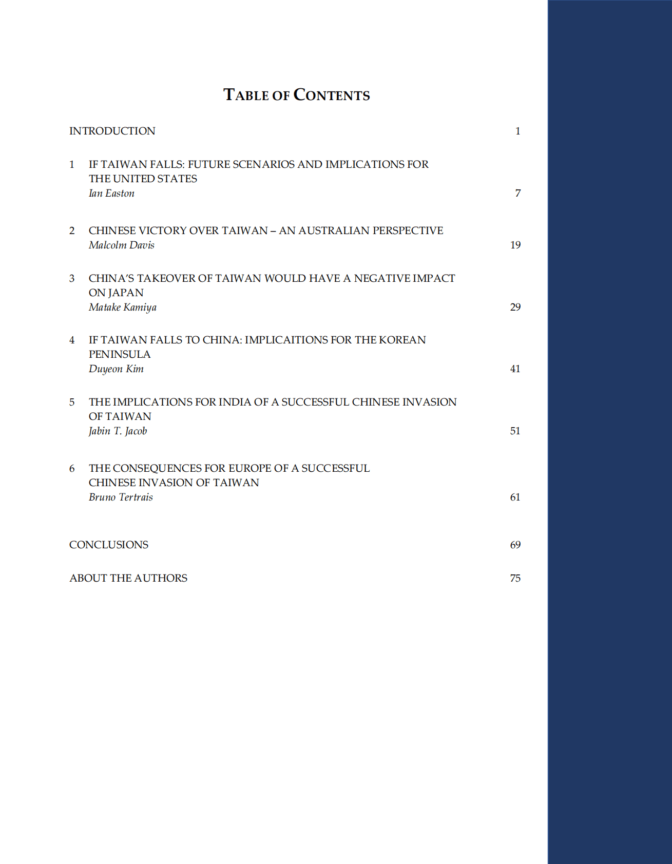 太平洋论坛：中国收复台湾对世界的影响【英文版】 第5页