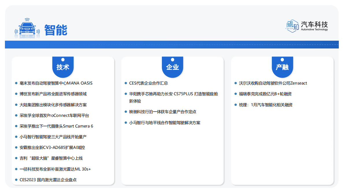 焉知：2023年1月智能电动汽车大事解析 第3页