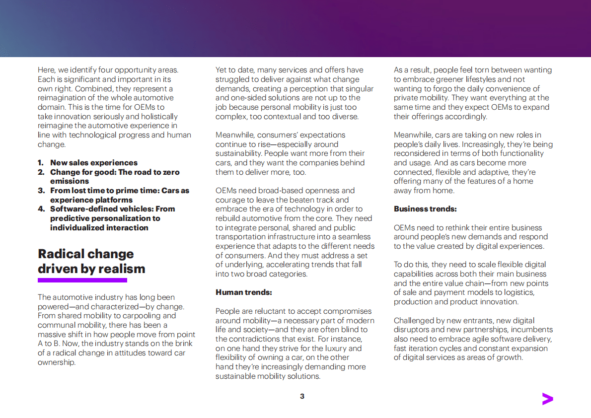 埃森哲：重塑汽车体验【英文版】 第3页