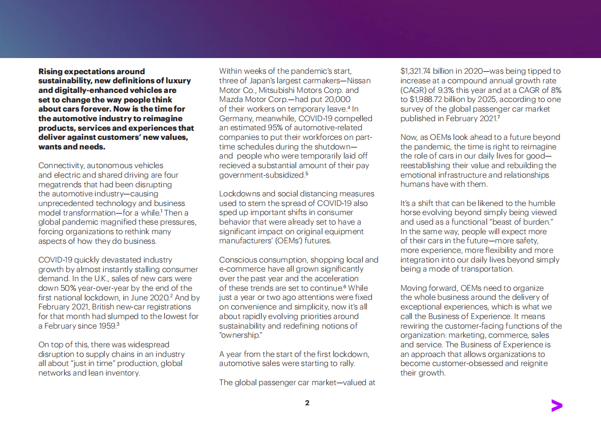埃森哲：重塑汽车体验【英文版】 第2页