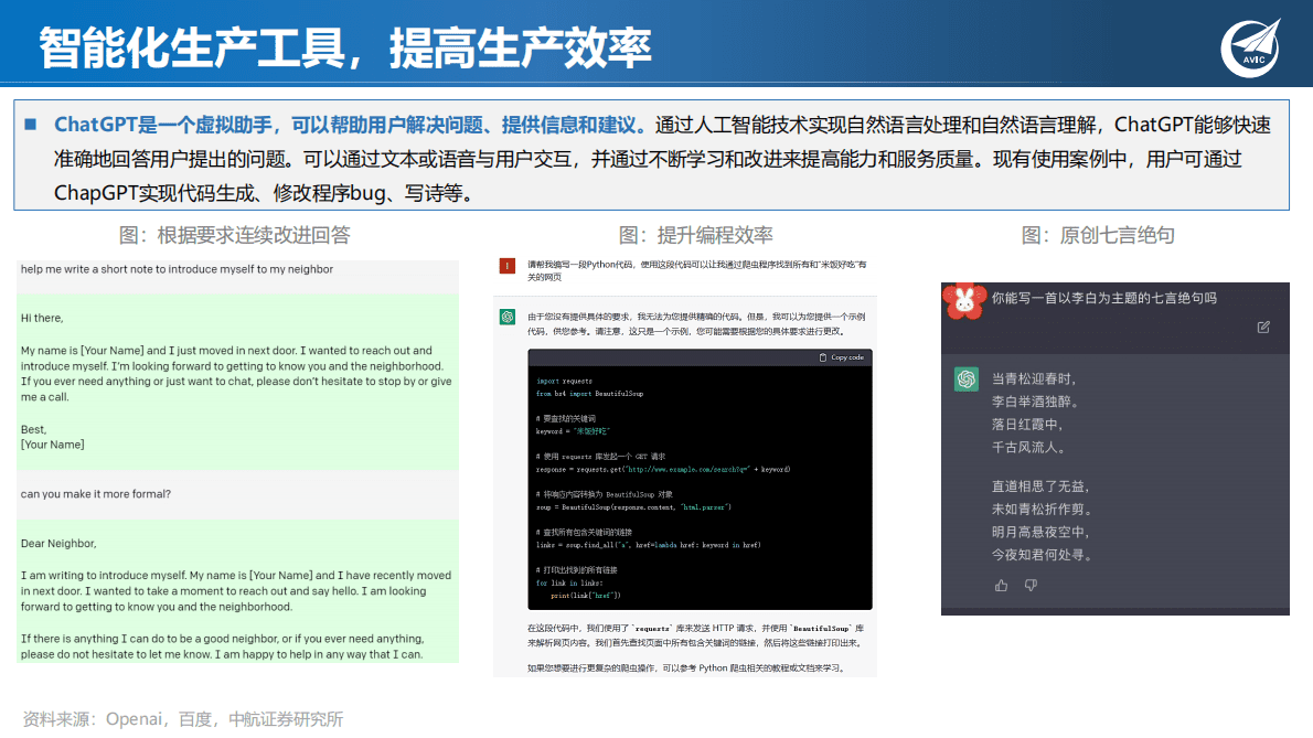 中航证券：科技专题研究：ChatGPT狂飙破壁，现象级AI应用引发范式革命 第5页