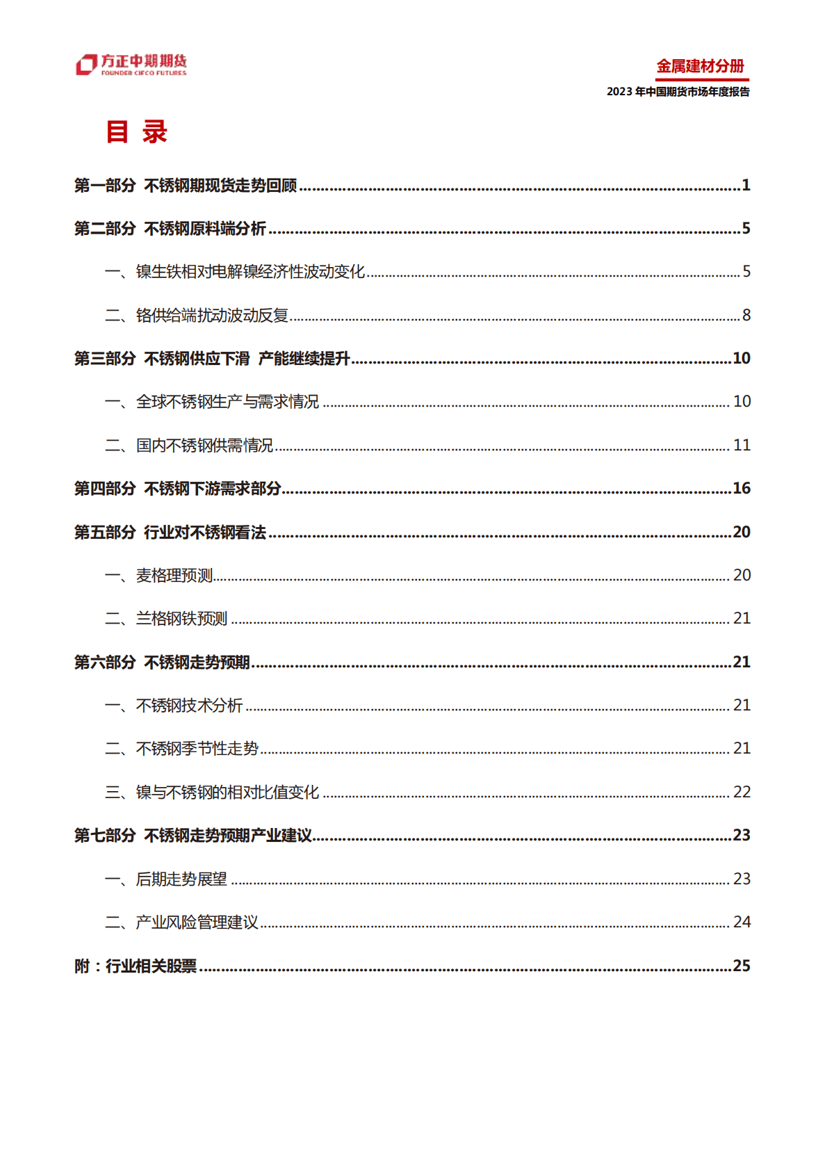 2023年度中国期货市场年度报告-金属建材分册 第5页