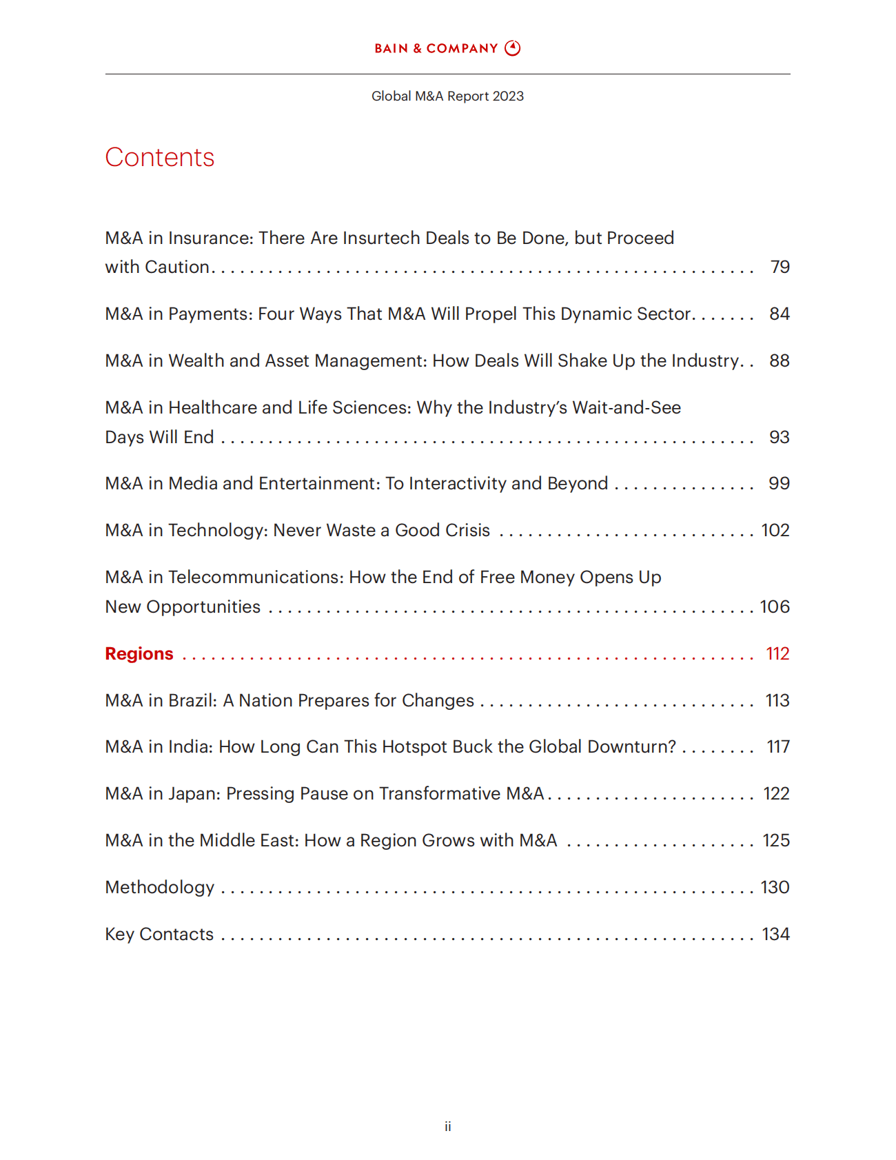 贝恩：2023年全球并购报告（英） 第4页