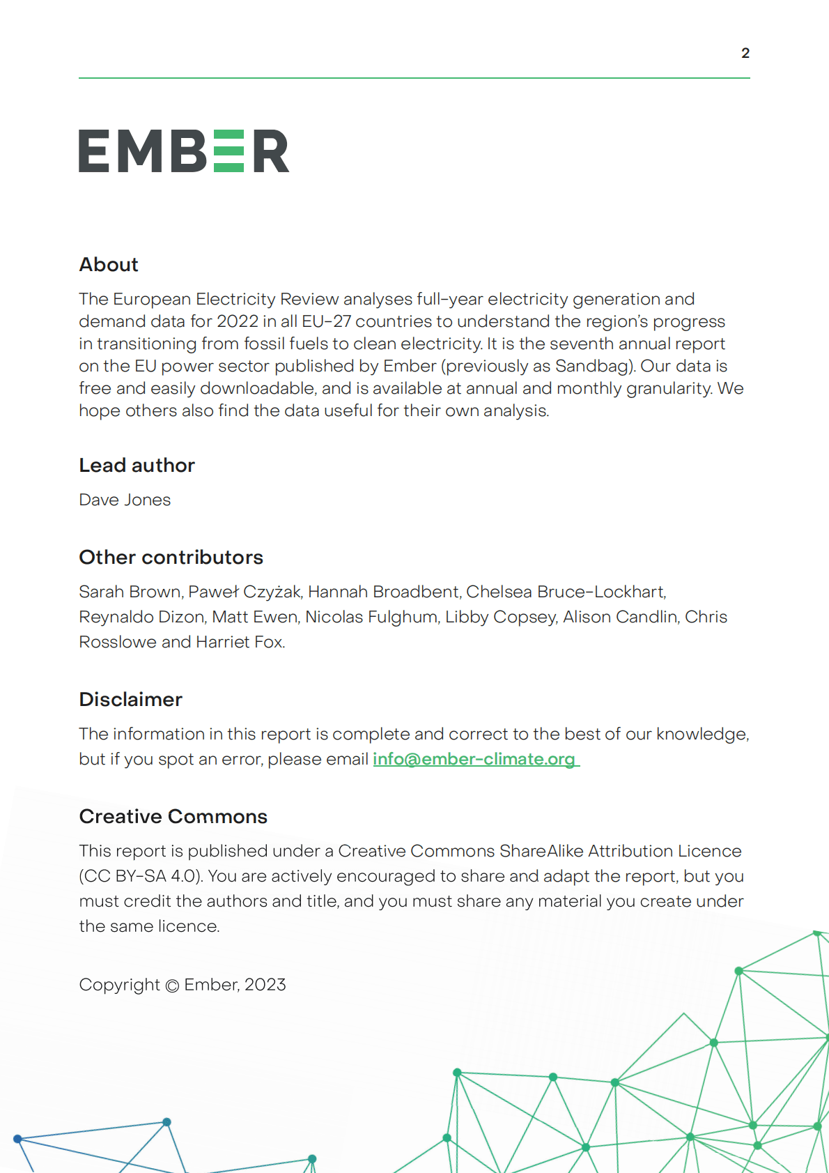 欧洲电力回顾2023（英） 第2页