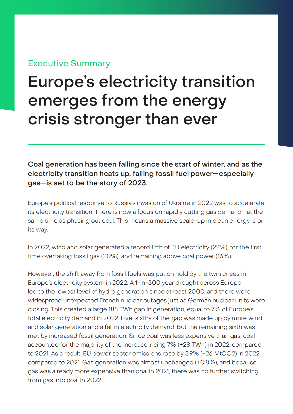 欧洲电力回顾2023（英） 第4页