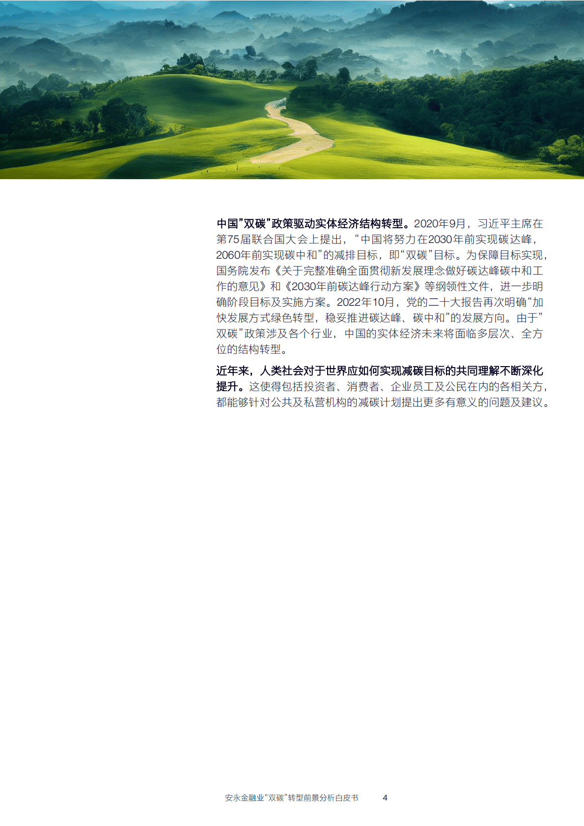 EY：永安金融业“双碳”转型前景分析白皮书 第5页