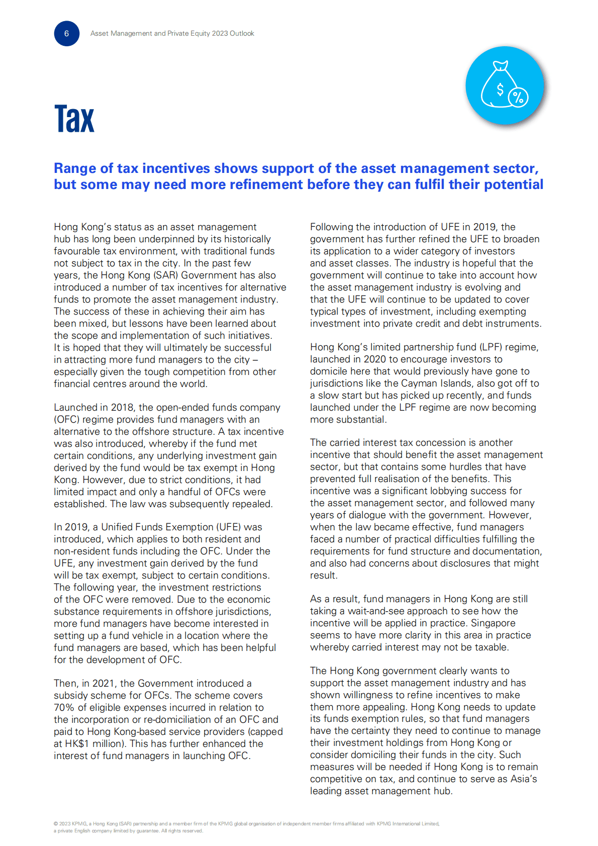 KPMG：2023年资产管理和私募股权投资展望（英） 第6页