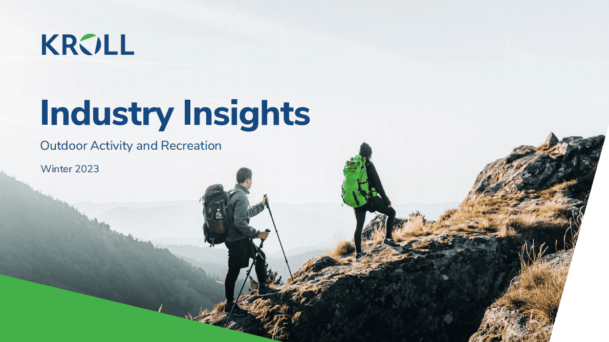 Kroll：户外产品和休闲行业洞察：2023年冬季（英） 第1页