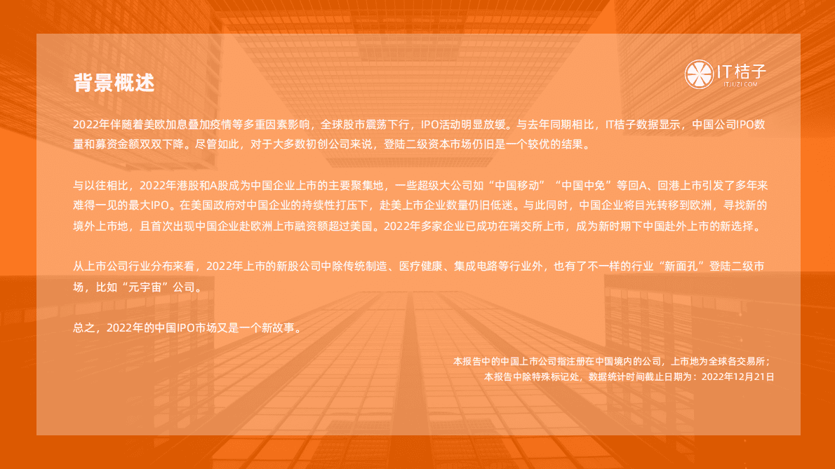 IT桔子：2022-2023年中国新经济创业分析报告之IPO篇 第2页