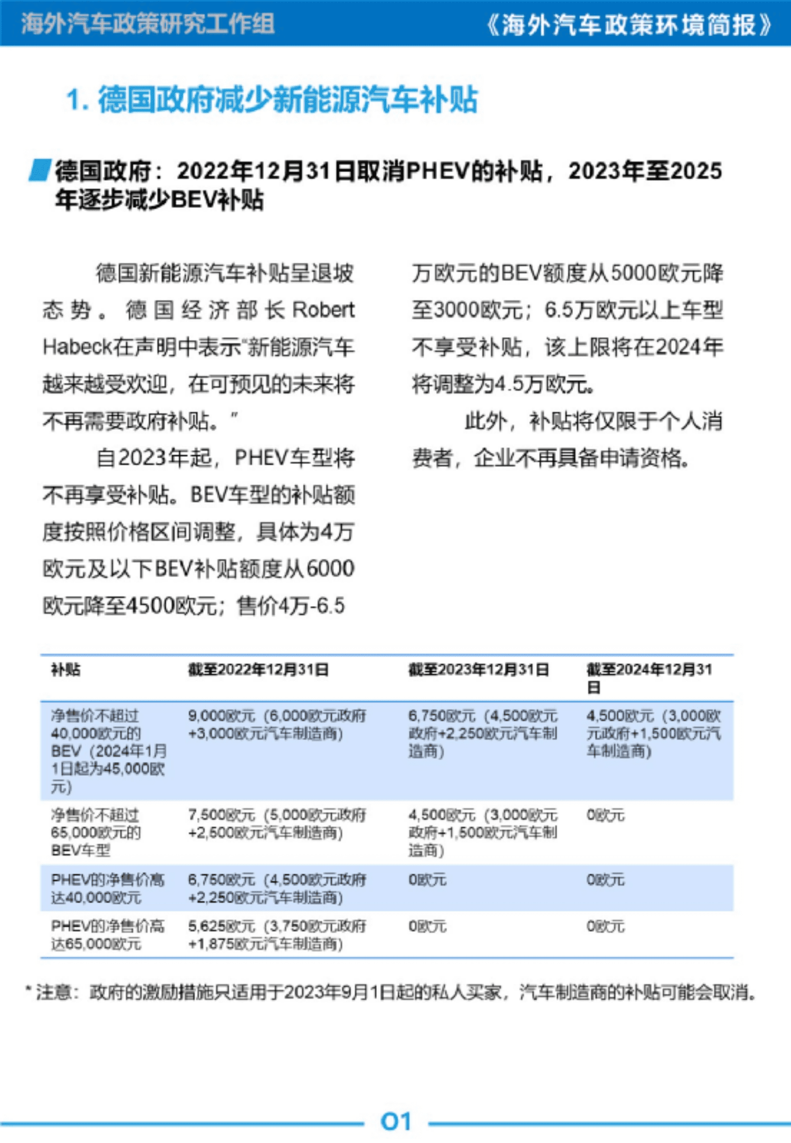 中国汽研：《海外汽车政策环境简报》总第1期——德国 第3页