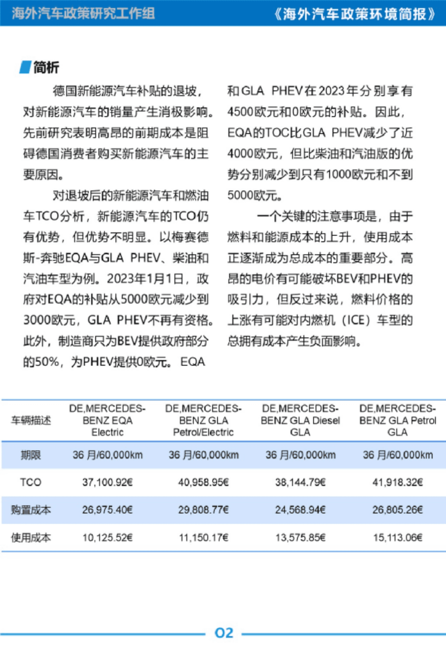 中国汽研：《海外汽车政策环境简报》总第1期——德国 第4页