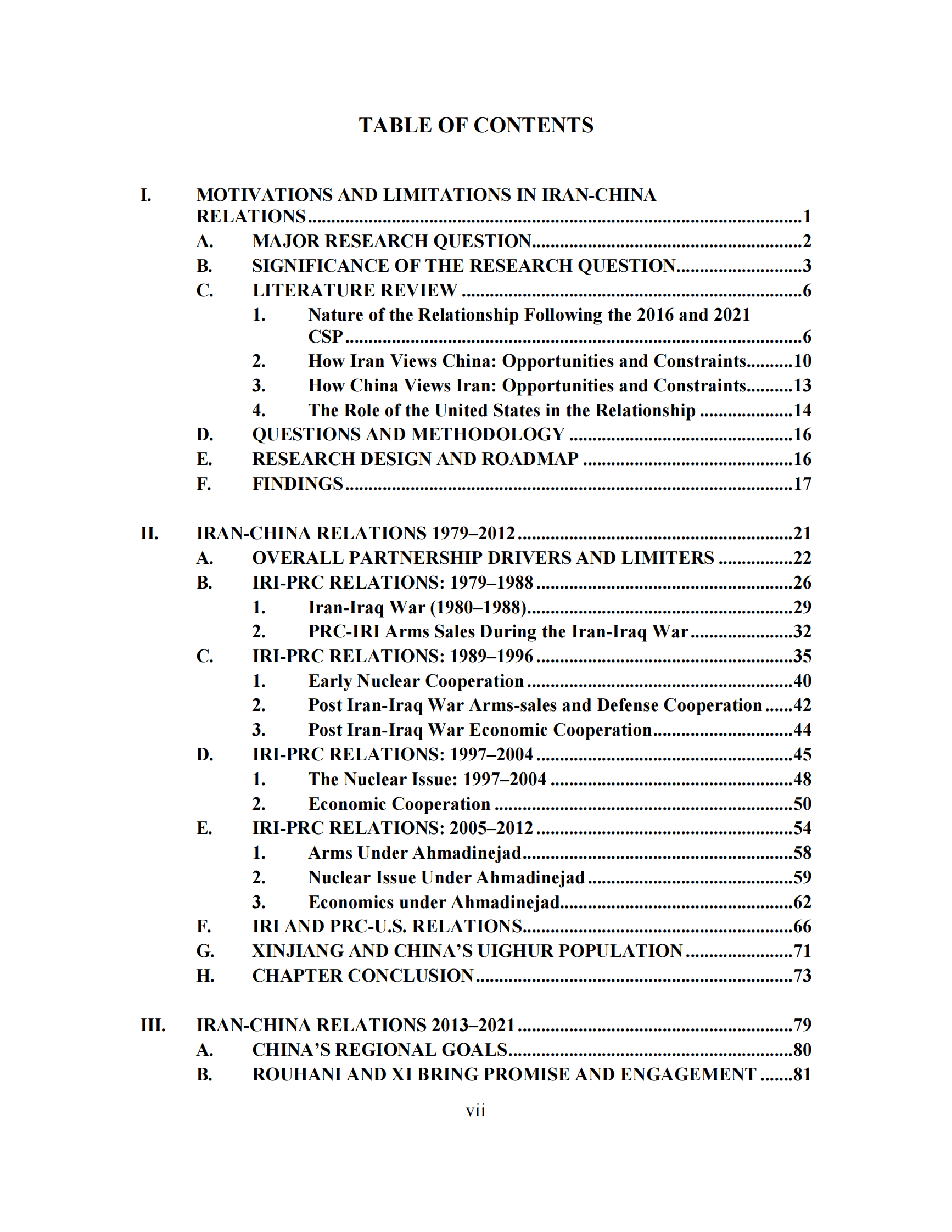 美国海军研究生院：中国与伊朗合作关系的驱动力与限制因素【英文版】 第5页
