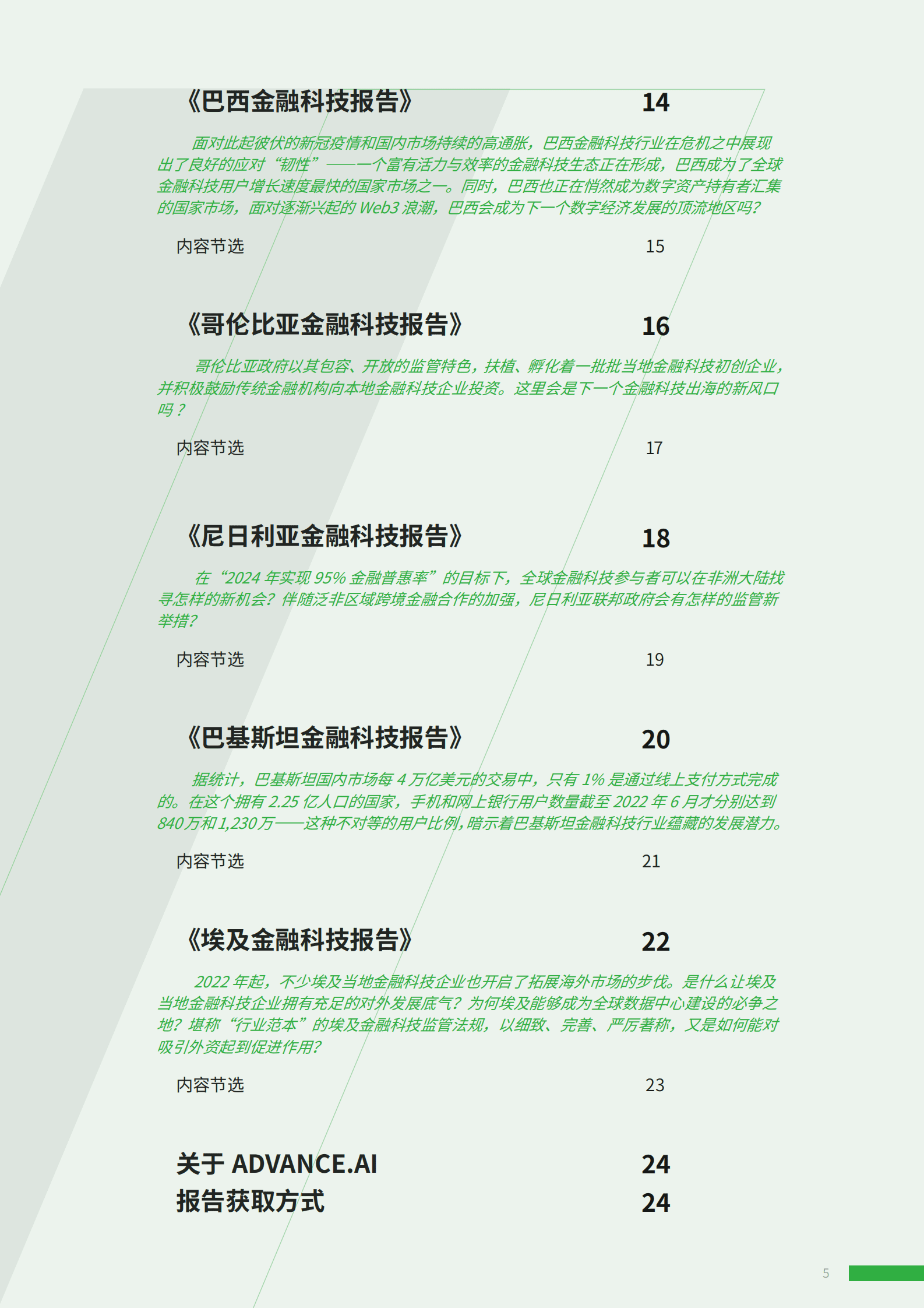 ADVANCE.AI：智慧出海 撬动新格局——ADVANCE.AI金融科技出海发展报告汇编（第一辑） 第5页