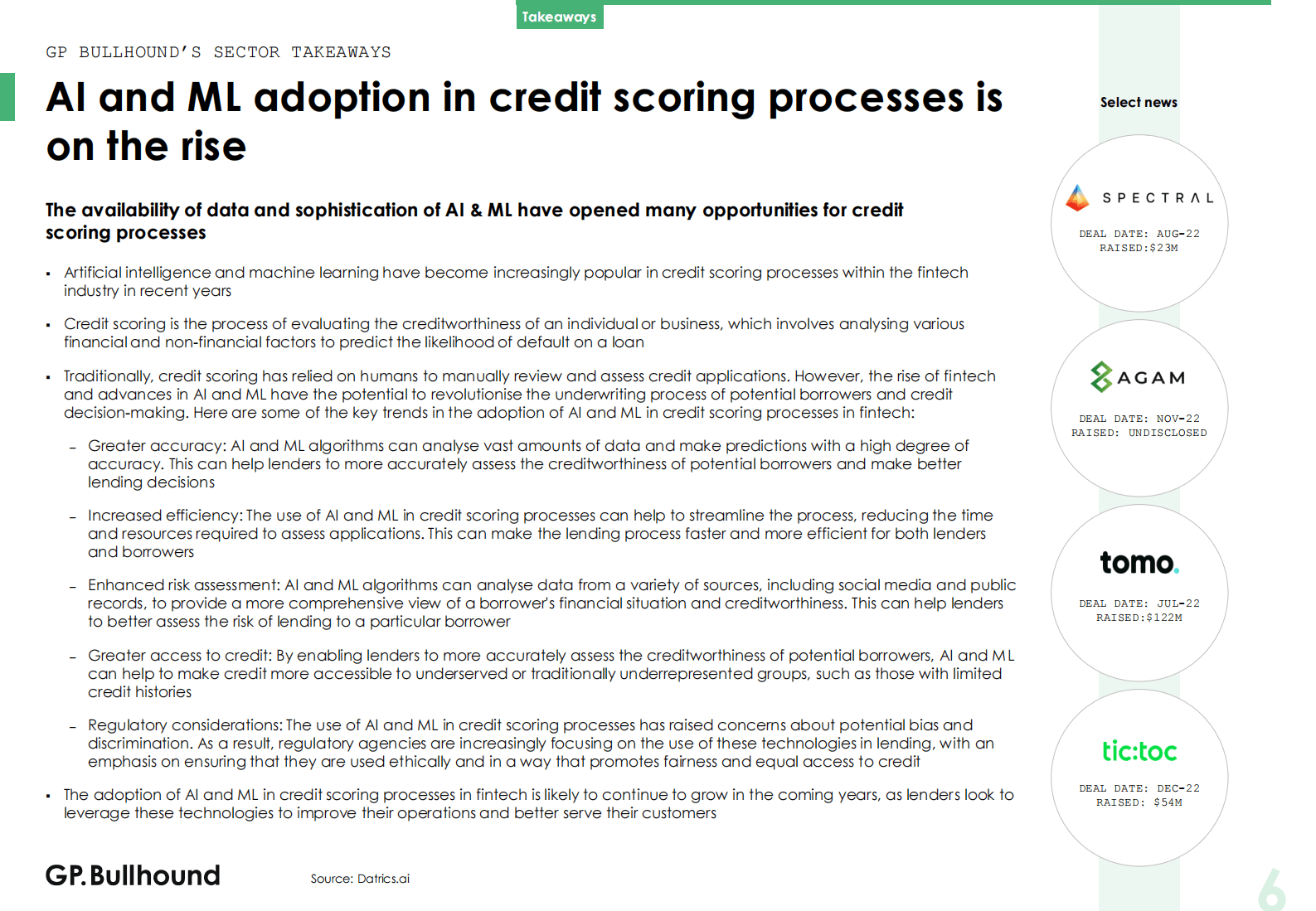 GP Bullhound ：2022年第四季度金融科技报告【英文版】 第6页