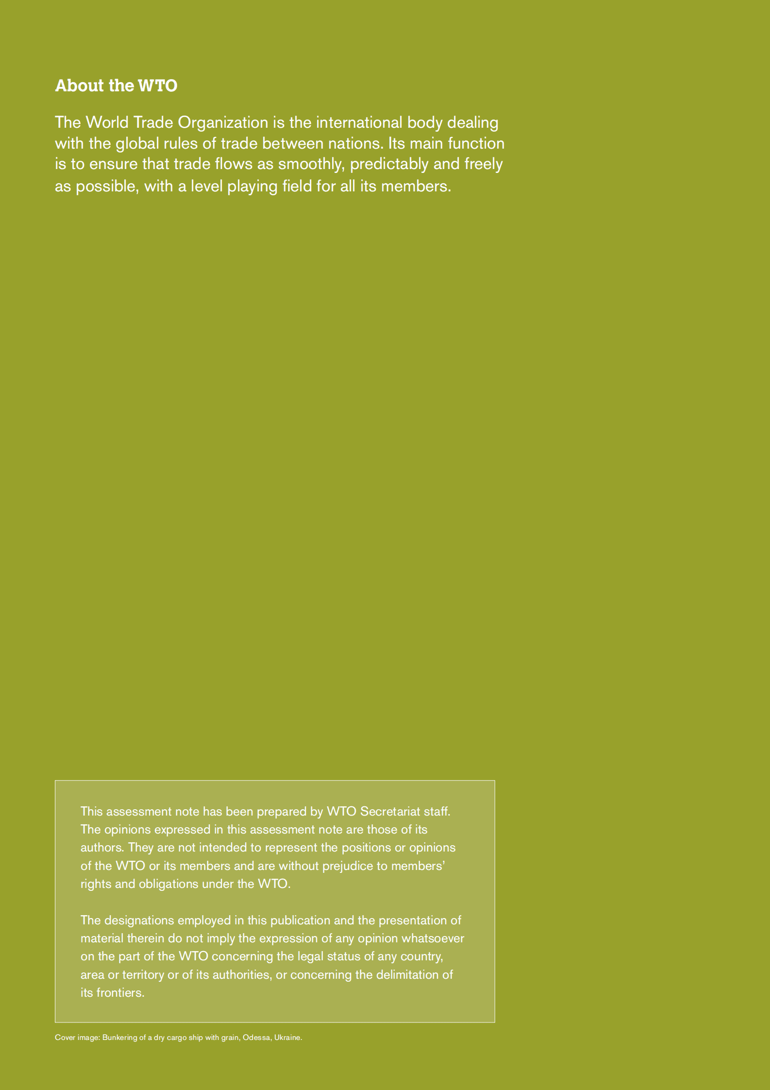 世界贸易组织：乌克兰冲突一周年：评估对全球贸易和发展的影响【英文版】 第2页
