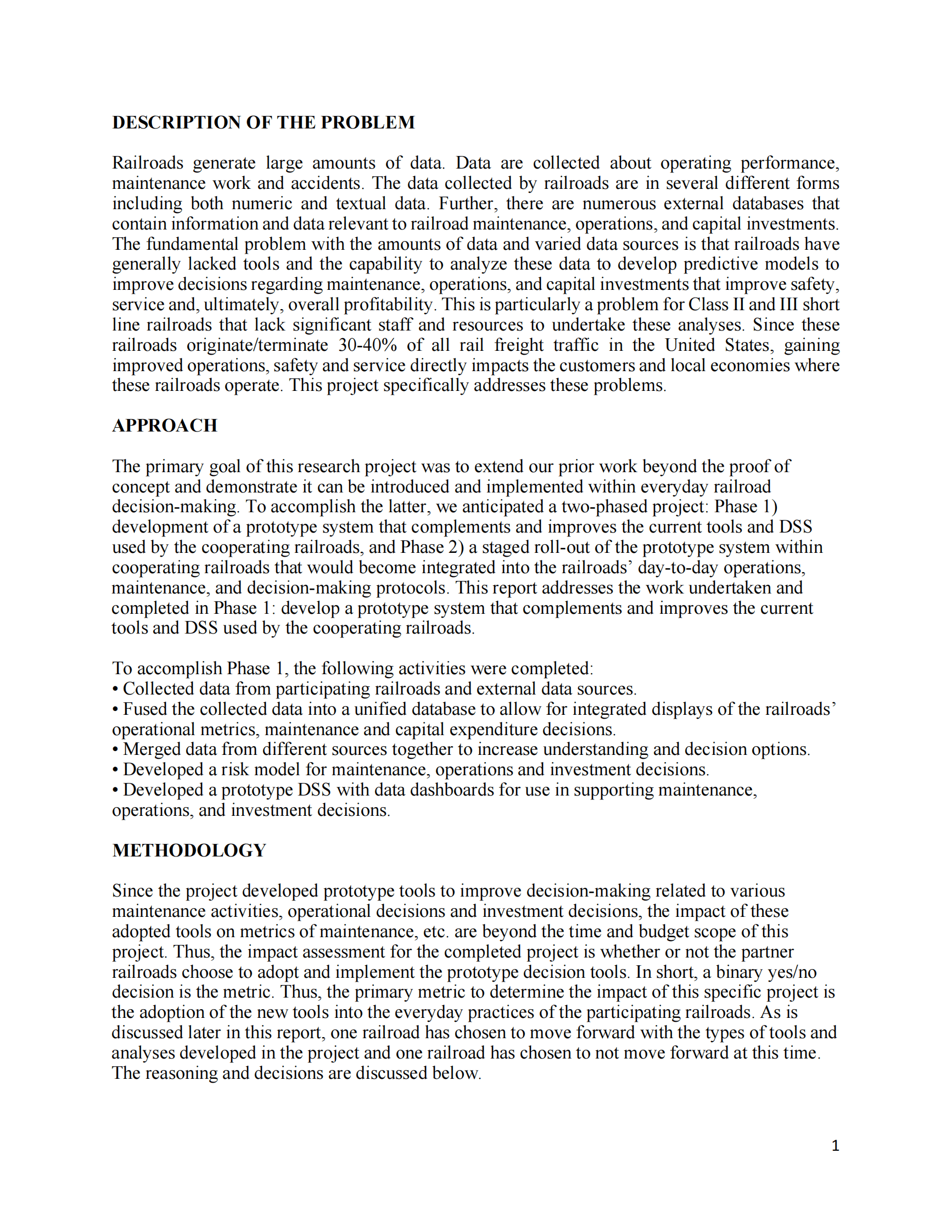 新泽西大学：先进分析和风险技术在铁路运营安全与管理中的应用【英文版】 第6页