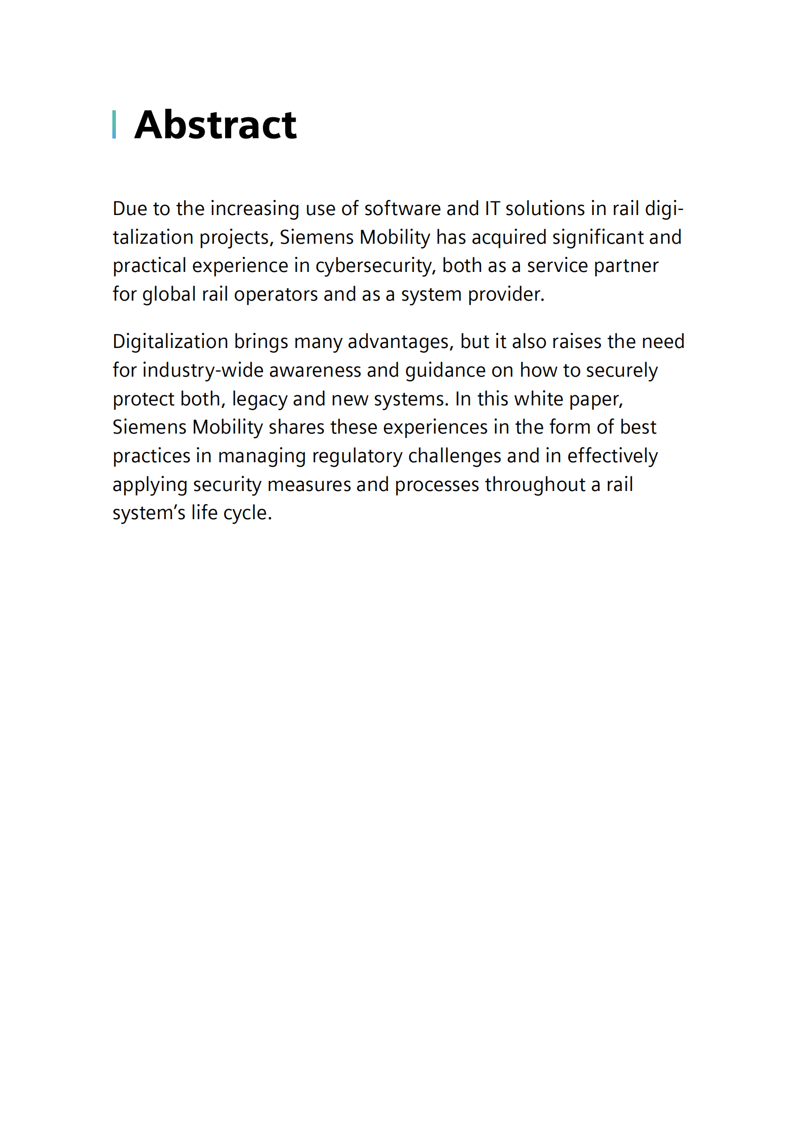 Siemens：铁路网络安全的经验教训白皮书【英文版】 第2页