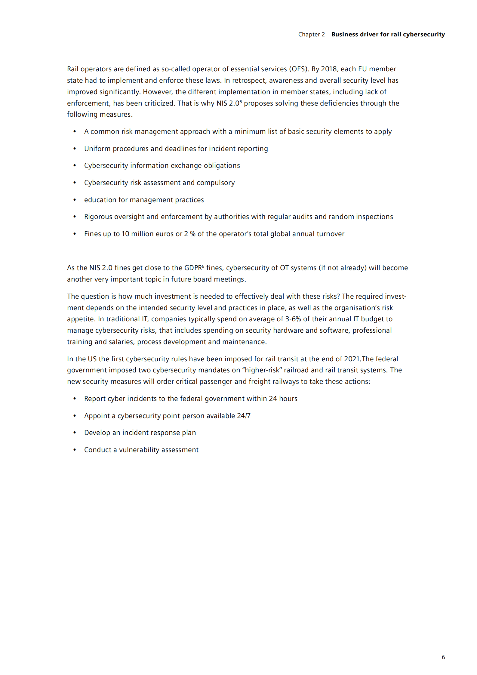 Siemens：铁路网络安全的经验教训白皮书【英文版】 第6页