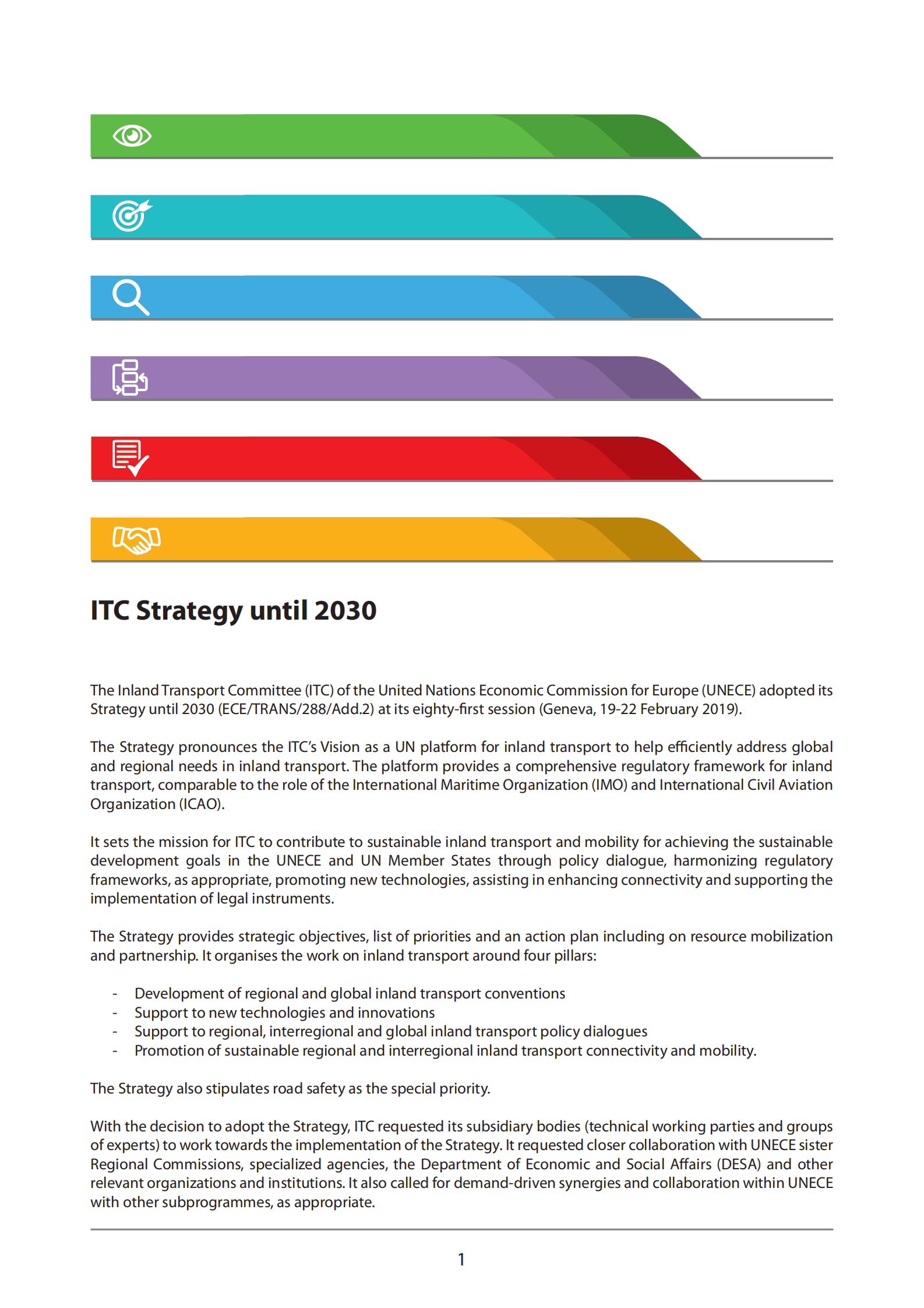 UNECE：内陆运输委员会（ITC）2030战略【英文版】 第3页