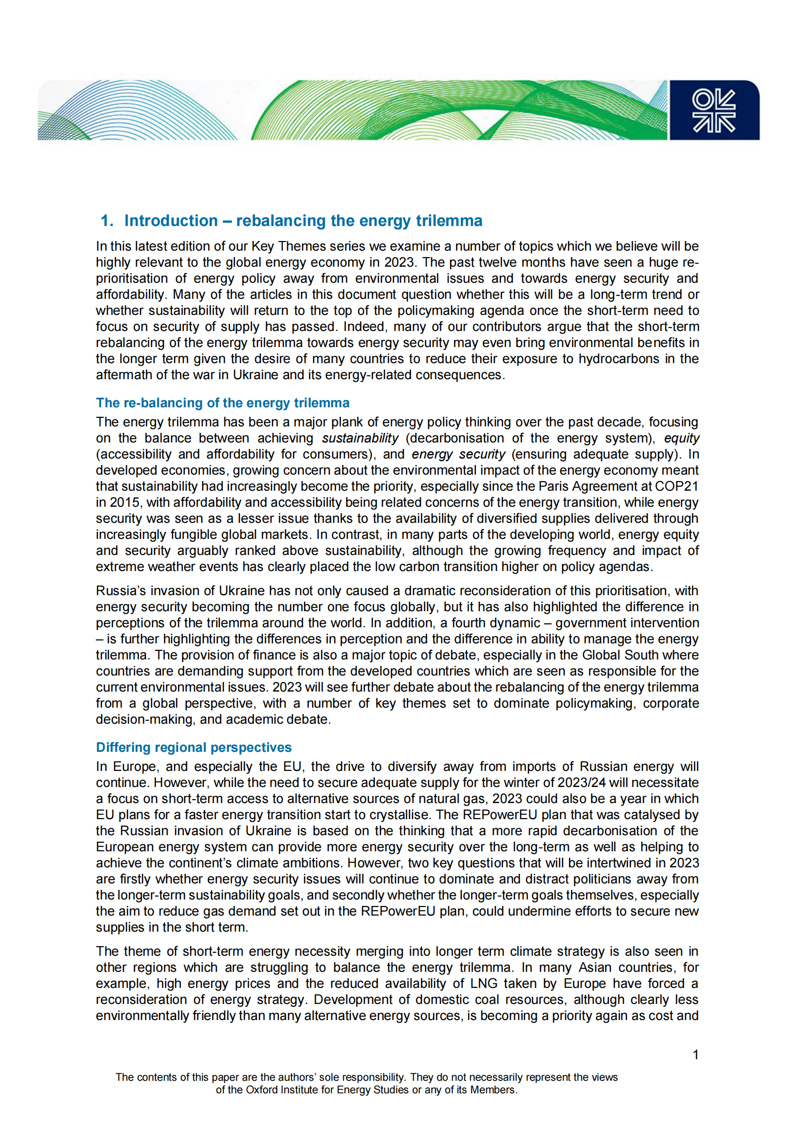 牛津大学：全球能源经济主题2023【英文版】 第4页