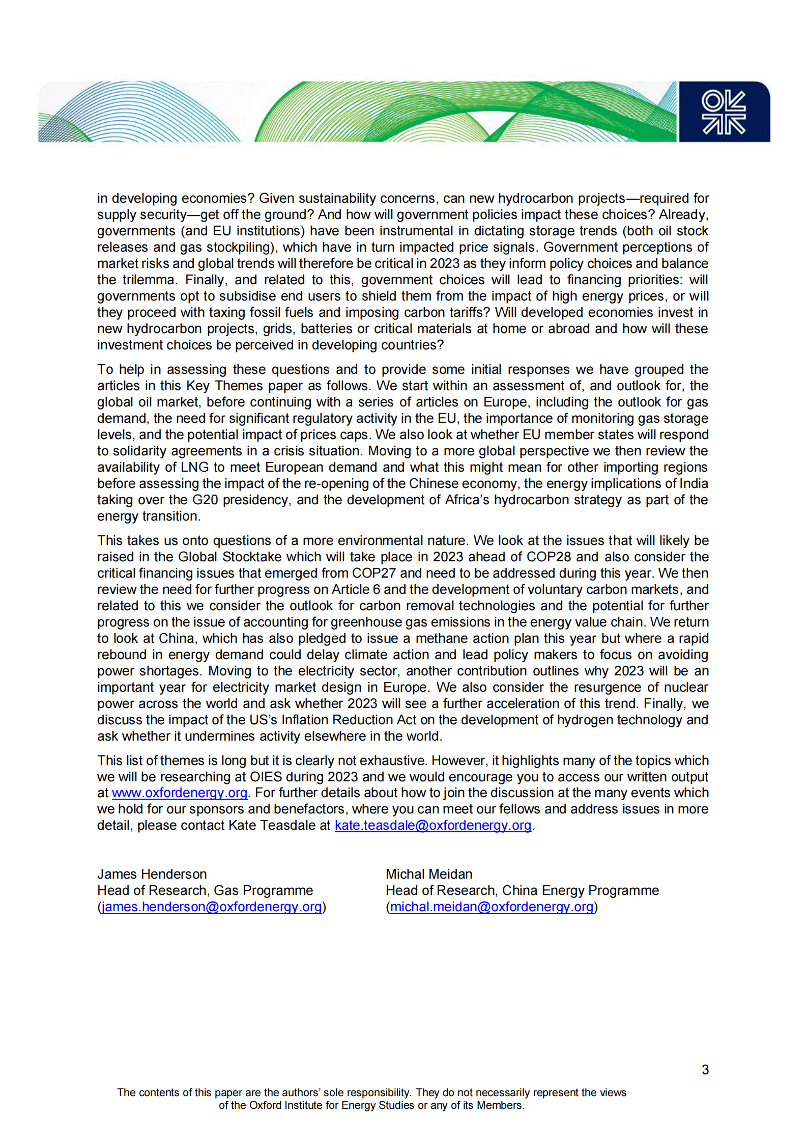 牛津大学：全球能源经济主题2023【英文版】 第6页