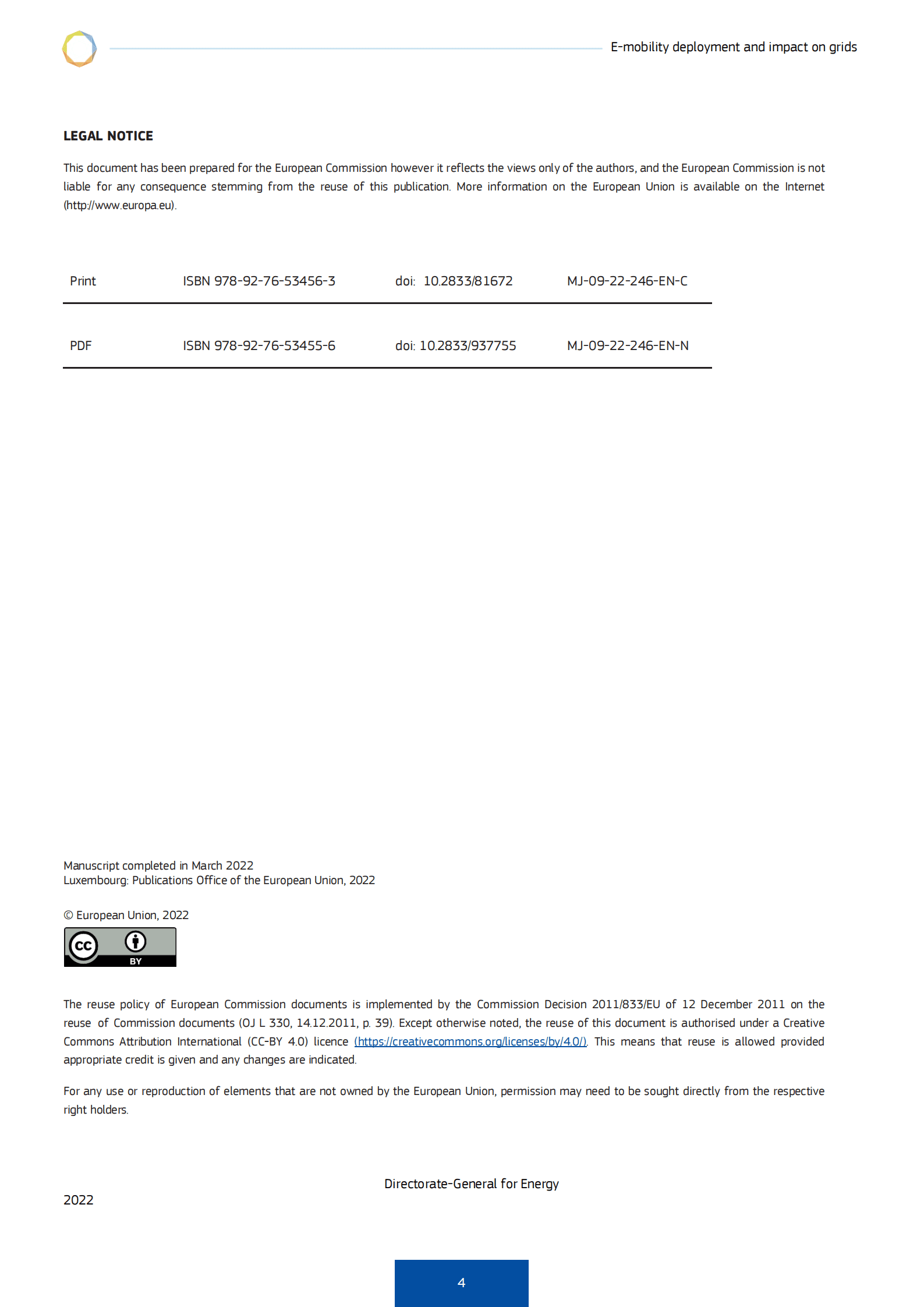 欧洲委员会：电动汽车部署及对电网的影响【英文版】 第4页