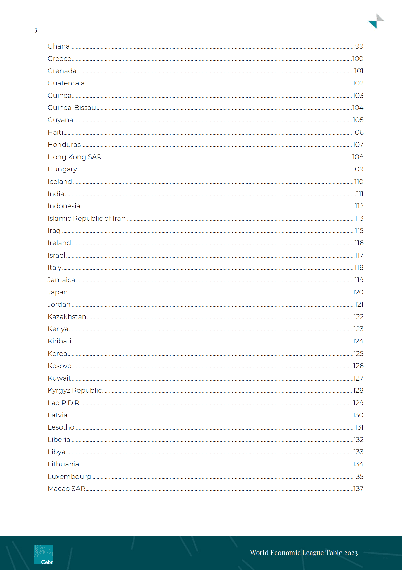 英国智库CEBR：2023年世界经济排名报告World Economic League Table【英文版】 第4页