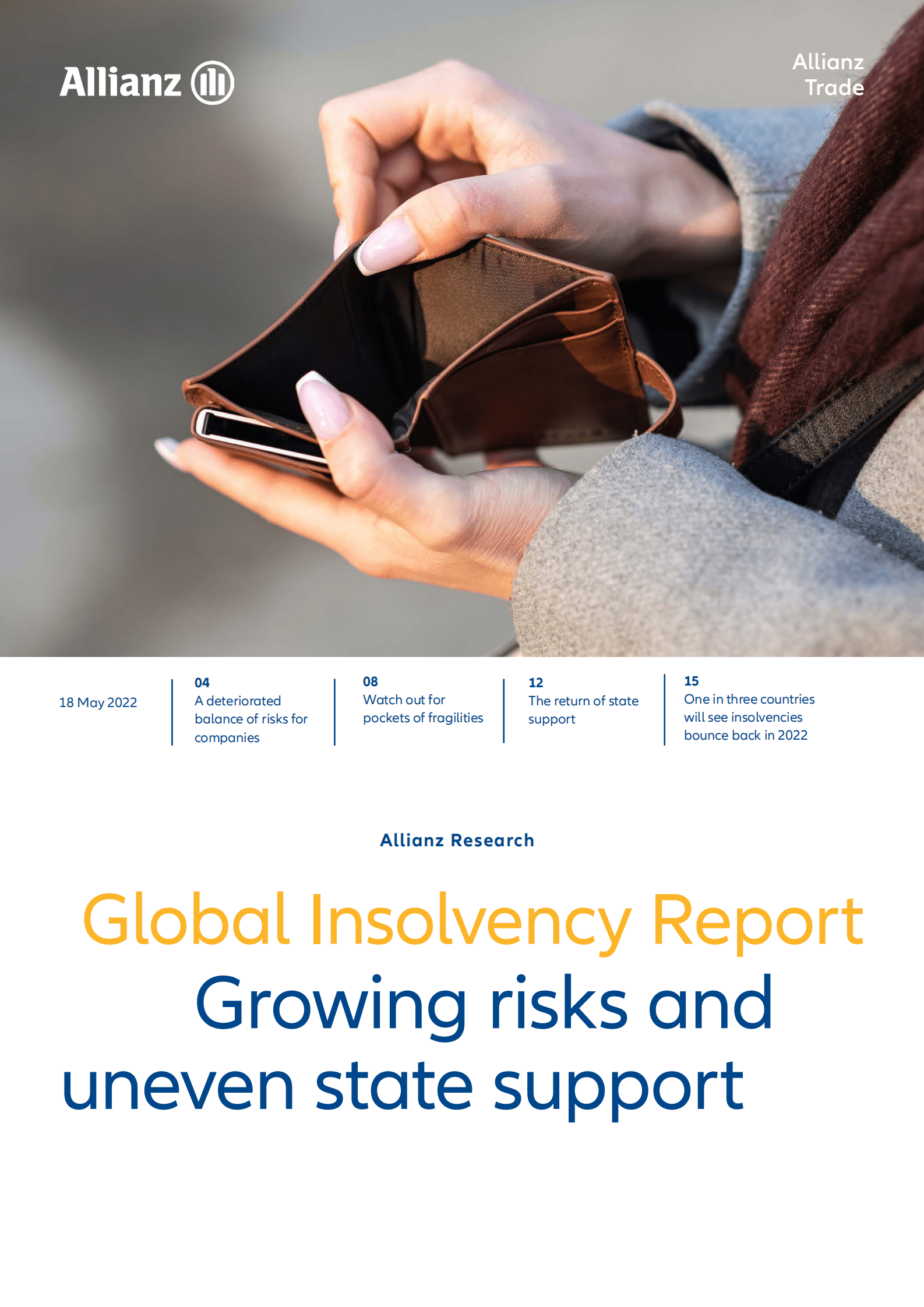 Allianz Research：2022年全球破产报告【英文版】 第1页