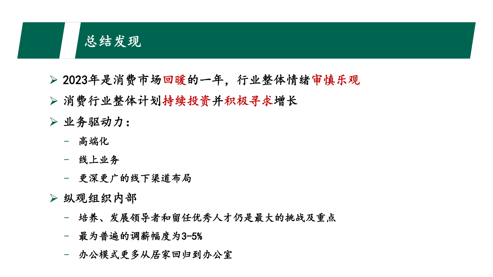 光辉国际：2023光辉国际中国消费品行业高管调研成果 第3页
