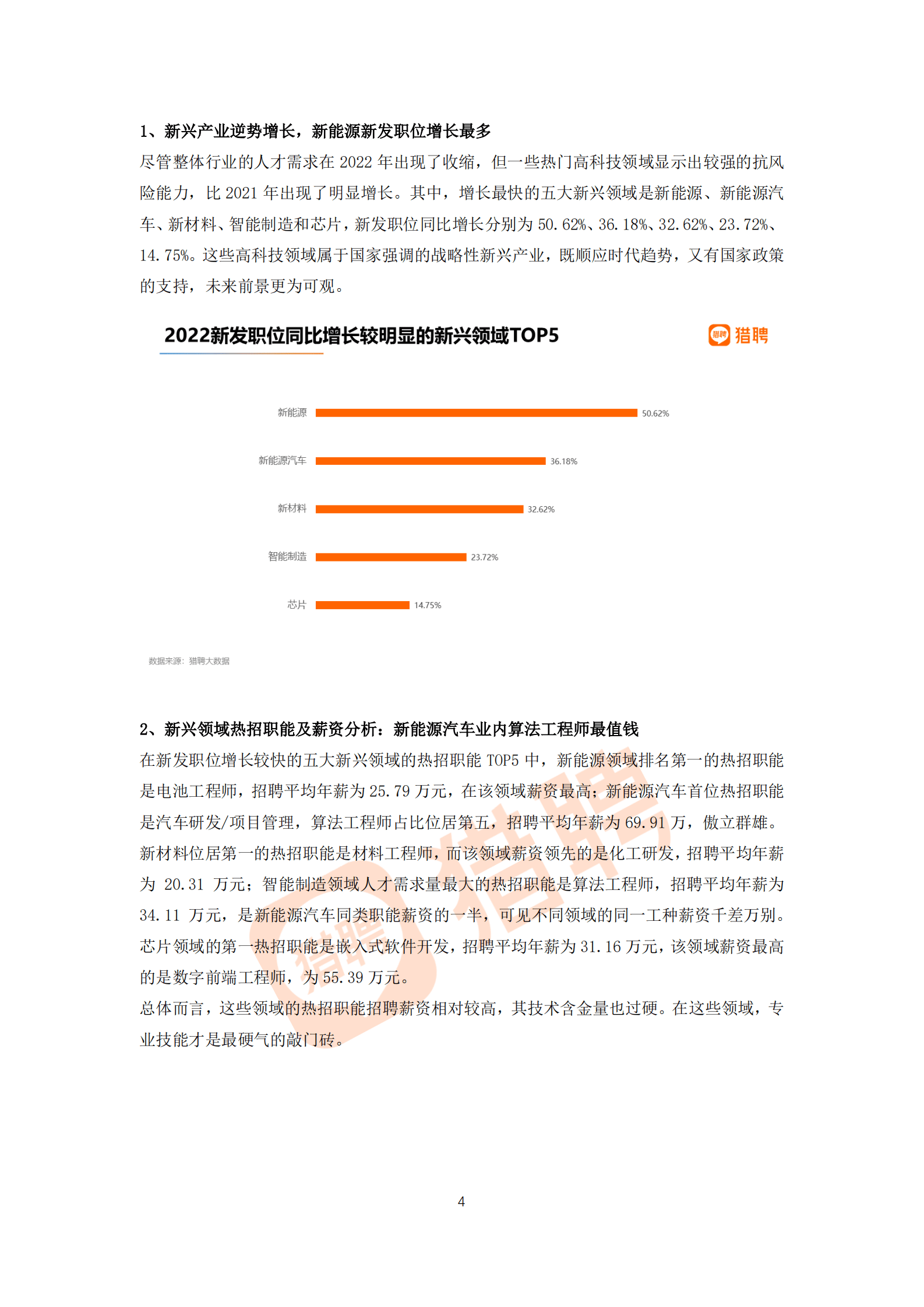 猎聘：2022年度就业趋势数据报告 第4页