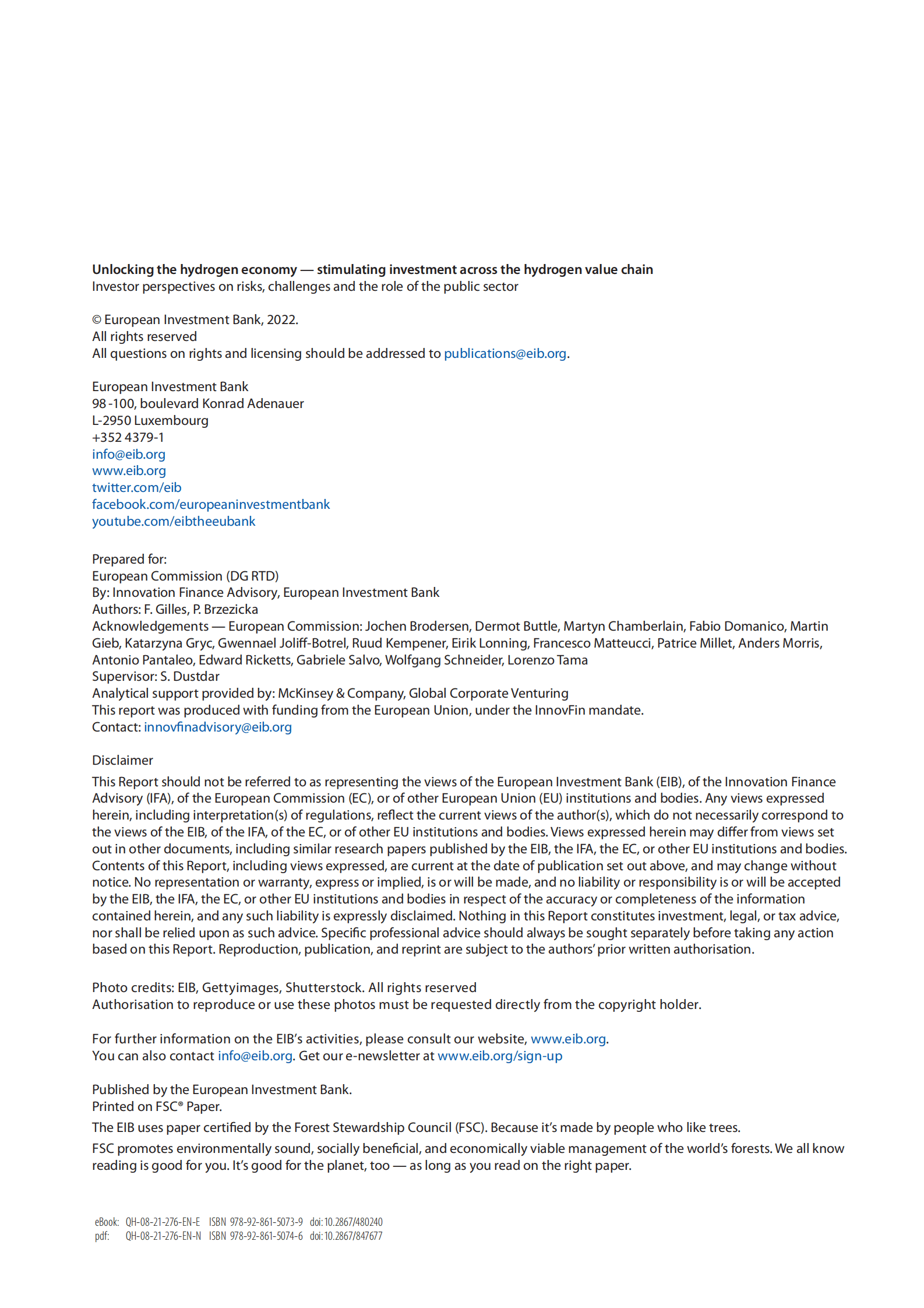 欧洲委员会：开启氢经济——刺激整个氢价值链的投资【英文版】 第4页