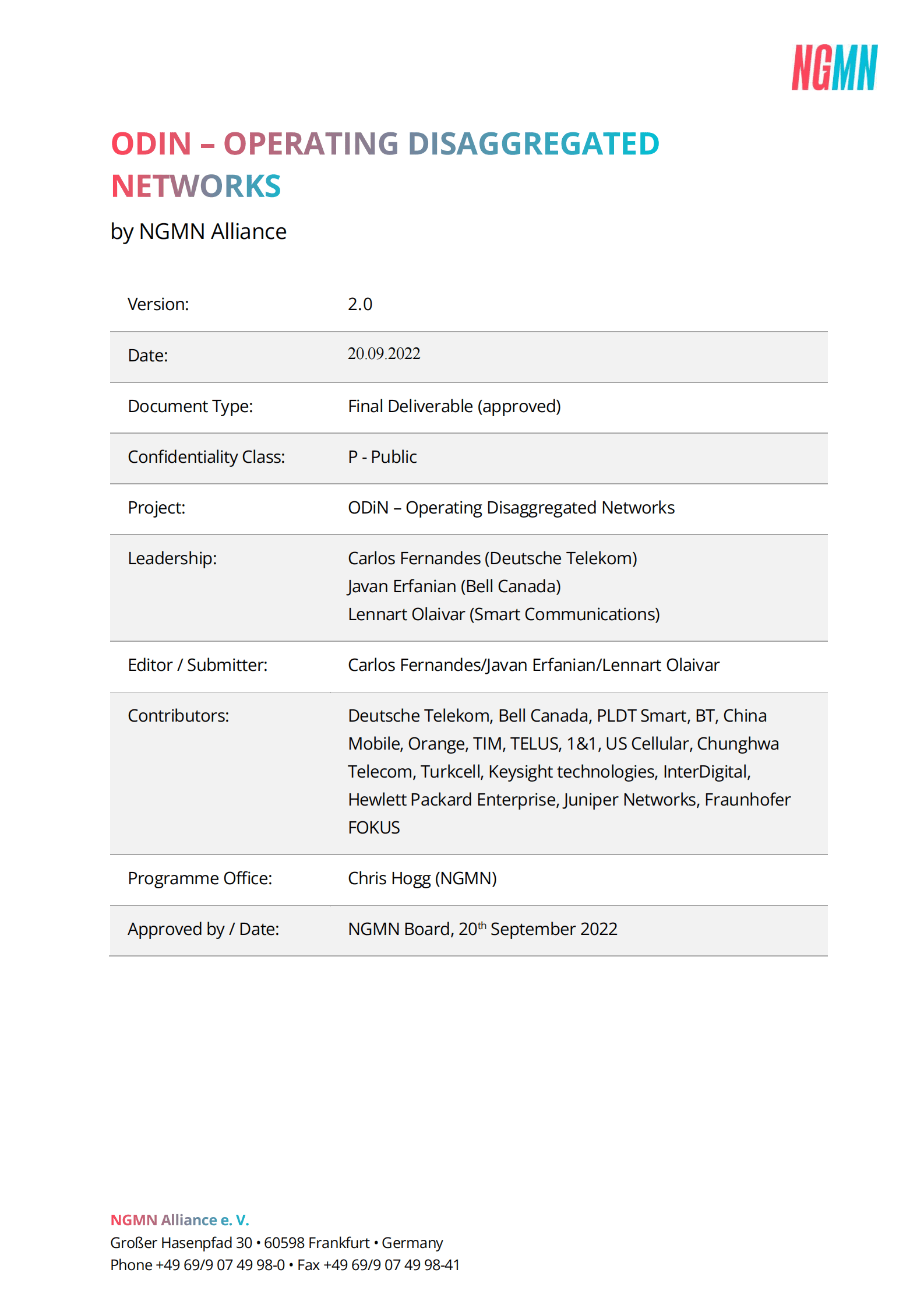 NGMN：解耦网络白皮书v2.0【英文版】 第2页