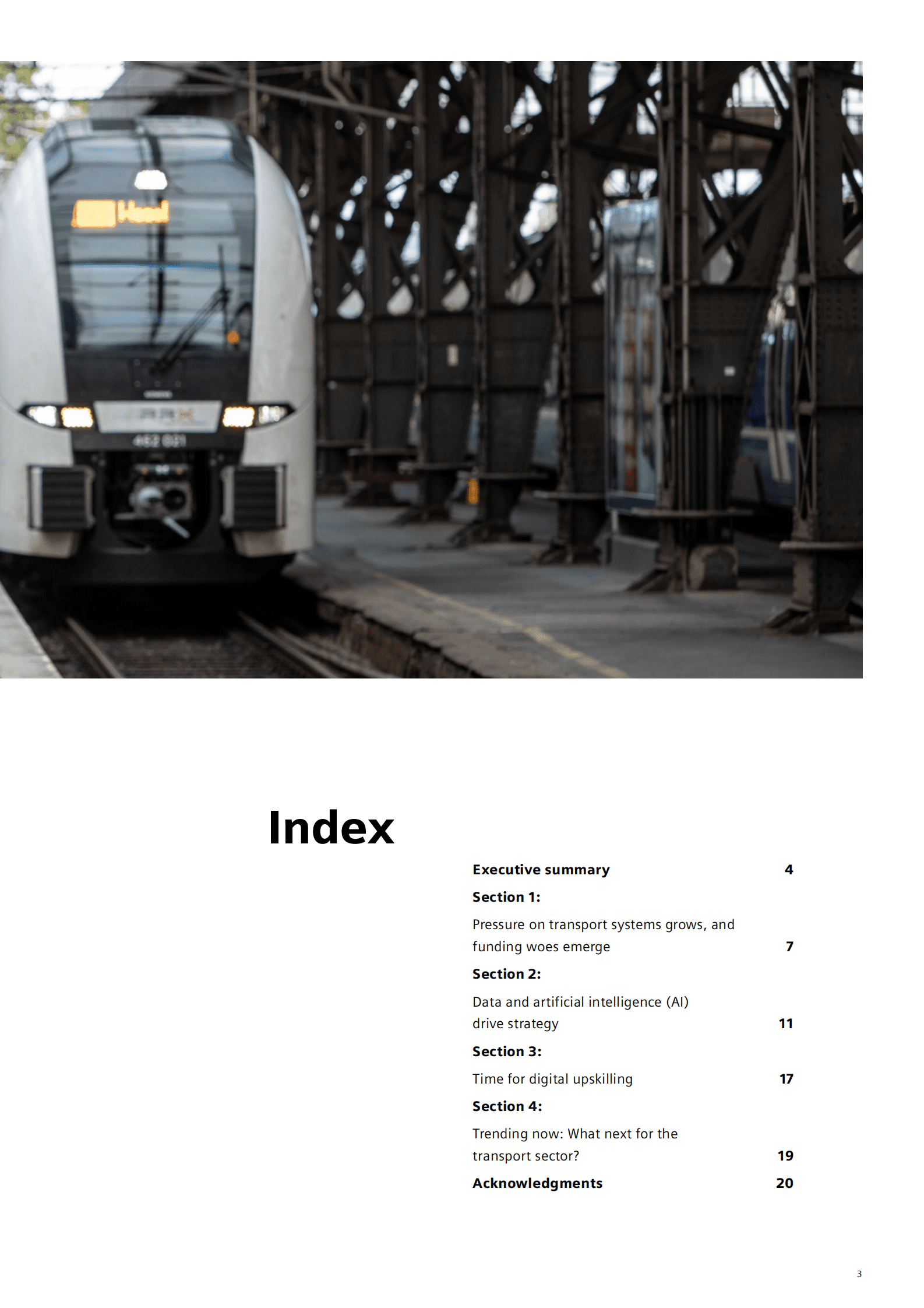 Siemens：2021年全球运输行业洞察【英文版】 第3页