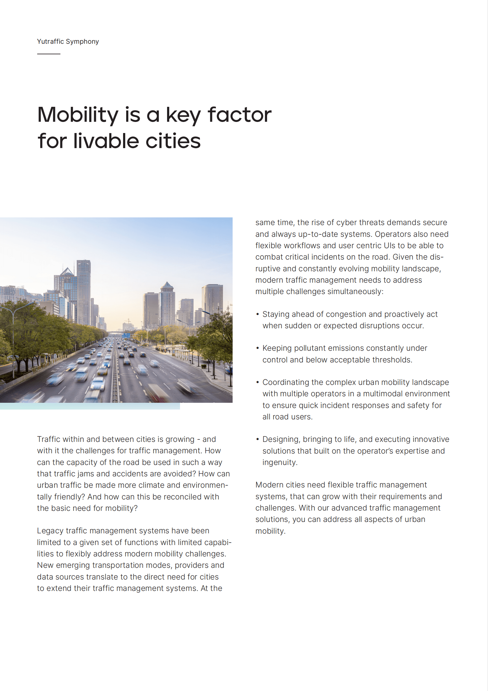 YUNEX：尤特交响曲手册&mdash;&mdash;下一代交通管理平台【英文版】 第4页