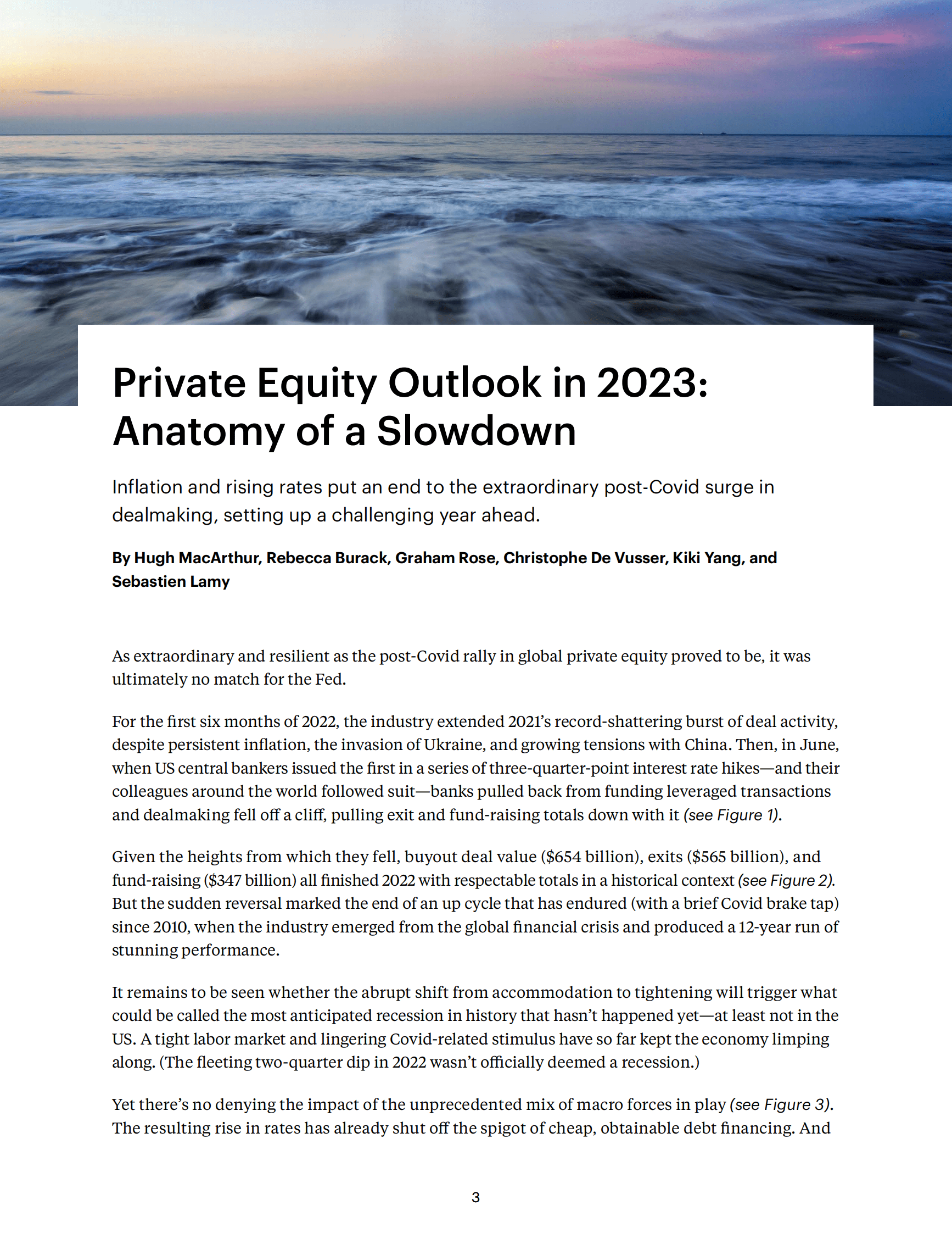 贝恩：2023年全球私募股权报告（英） 第5页