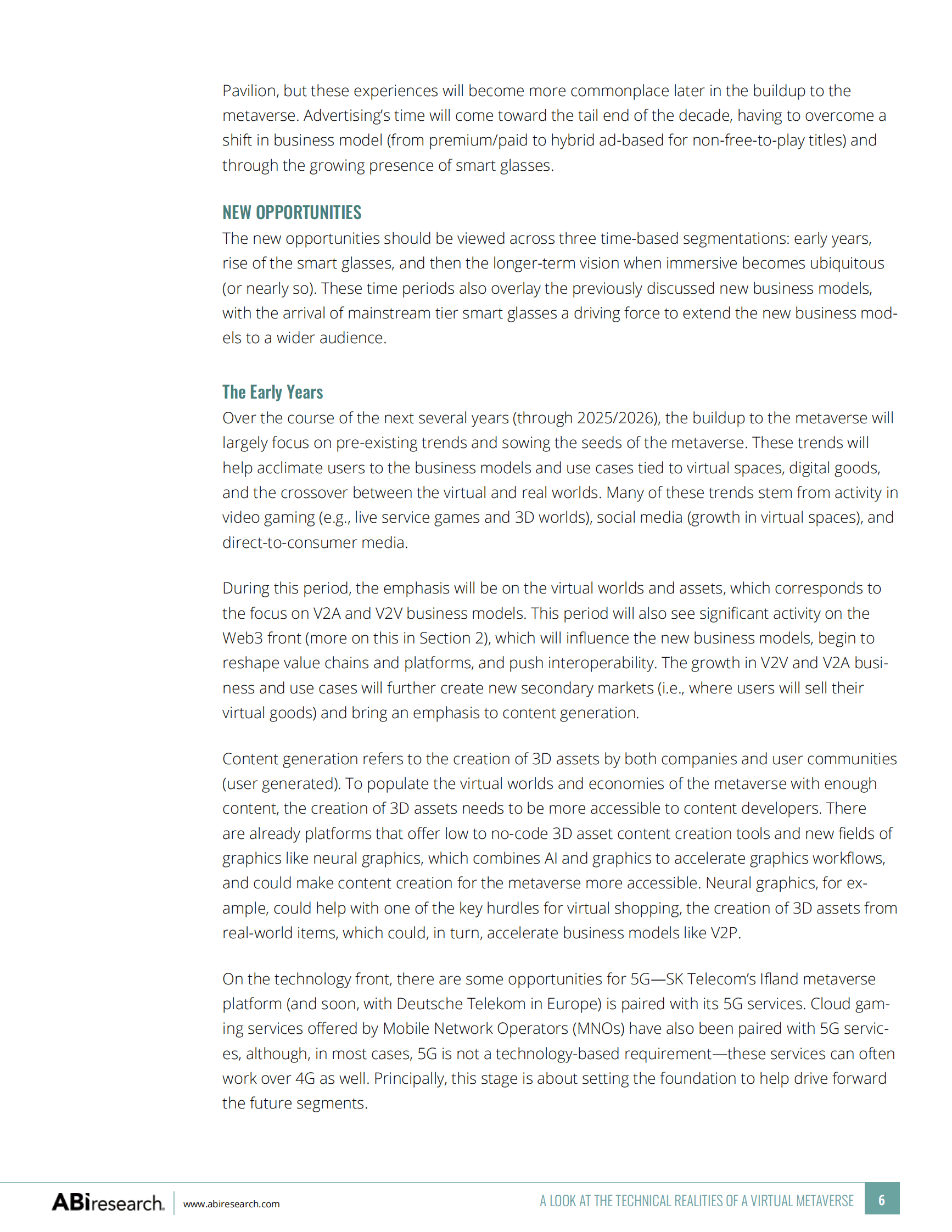 ABIResearch：元宇宙技术照进现实（英） 第6页