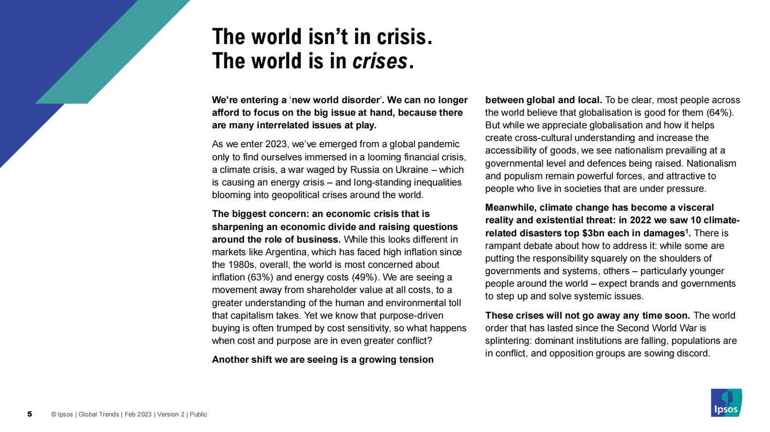 IPSOS：2023全球趋势报告（英） 第5页