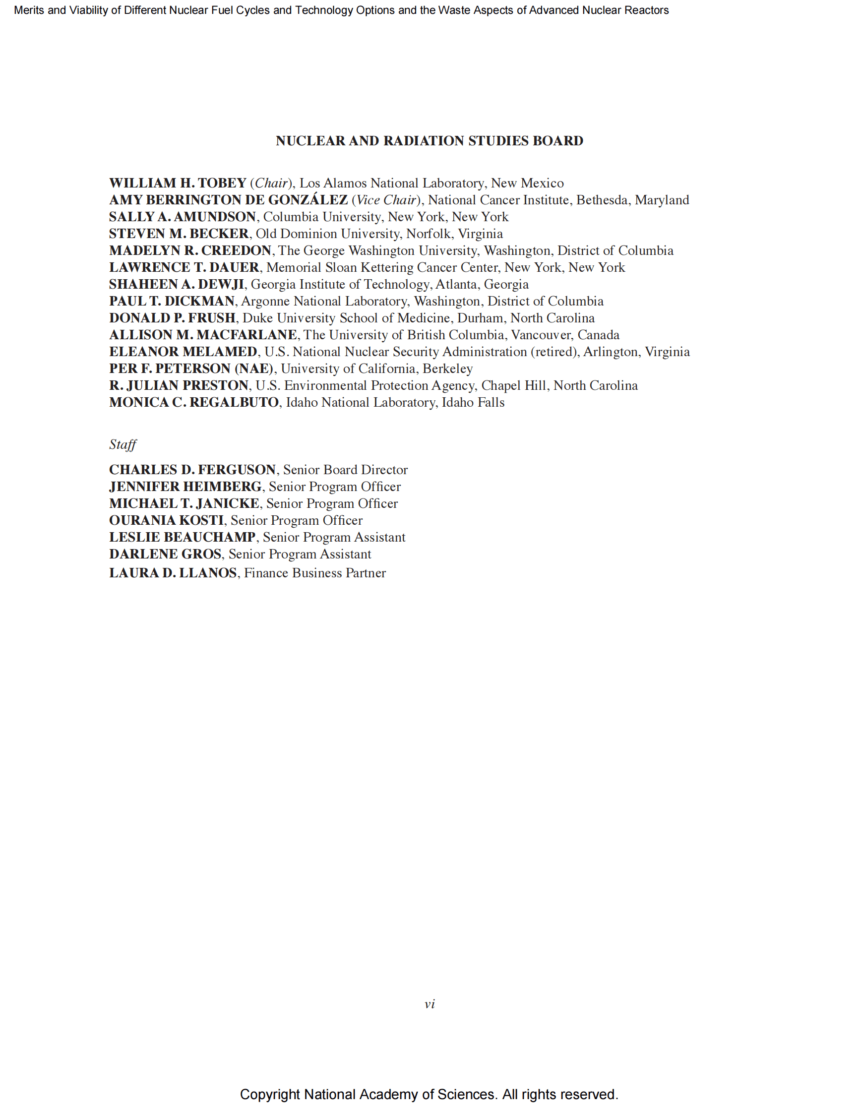 NAP：不同核燃料循环的优点和可行性以及技术选择（2023）（英） 第6页