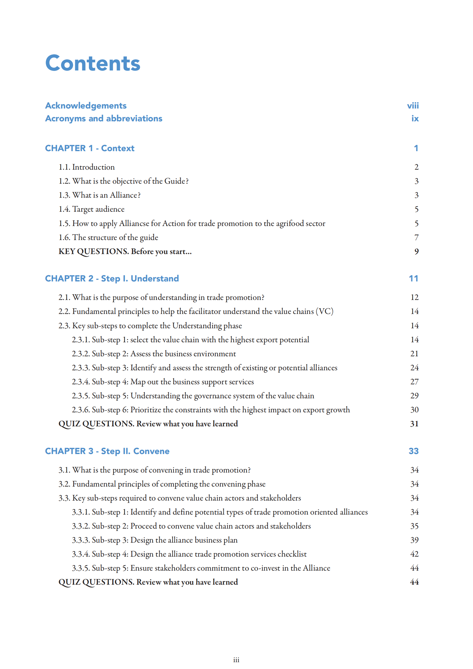 联合国粮食及农业组织：农业粮食出口和推广联盟指南【英文版】 第5页