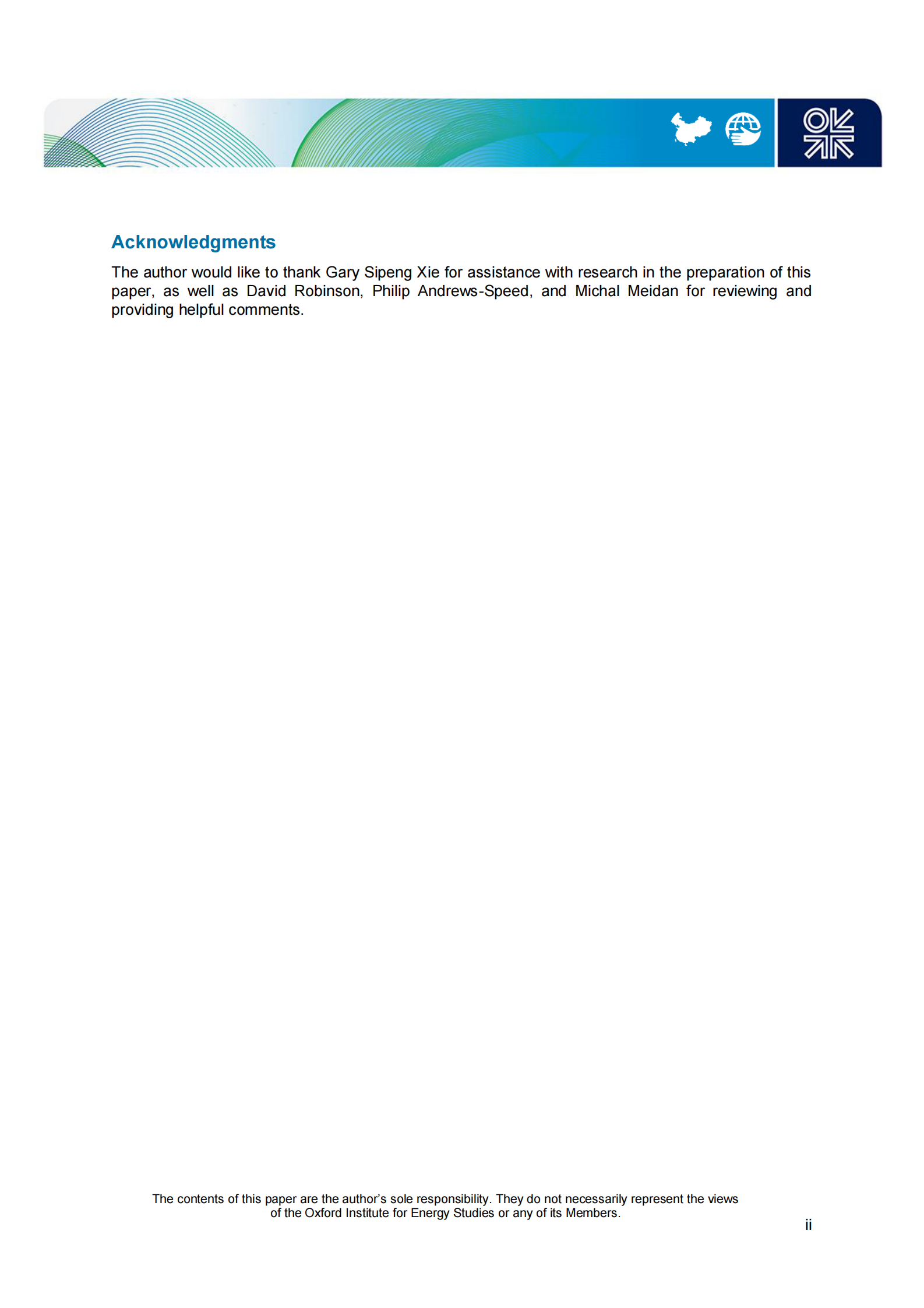 牛津能源研究所：中国电力行业低碳转型评估【英文版】 第3页