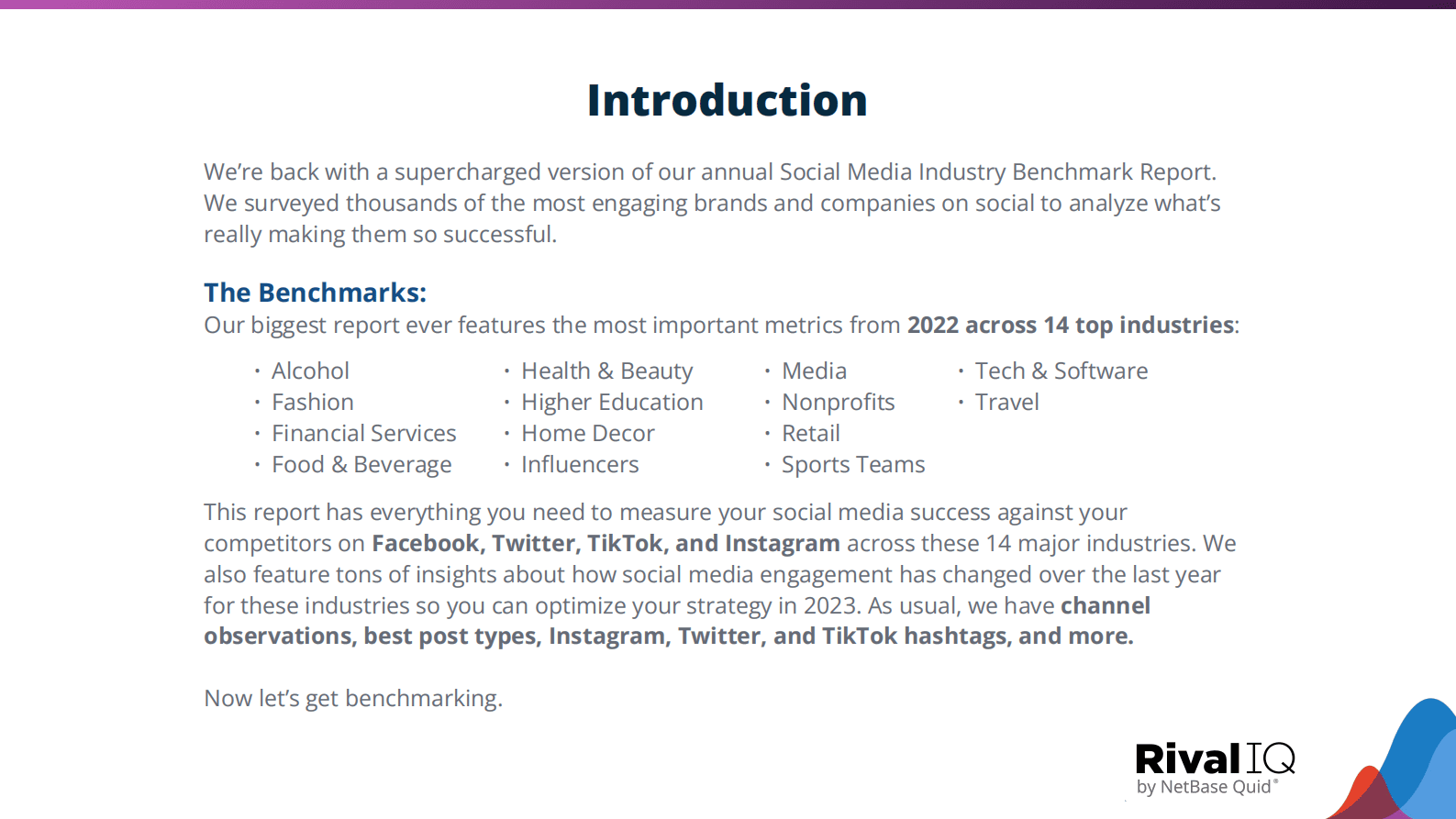 RivalIQ：2023年社交媒体行业基准报告【英文版】 第2页