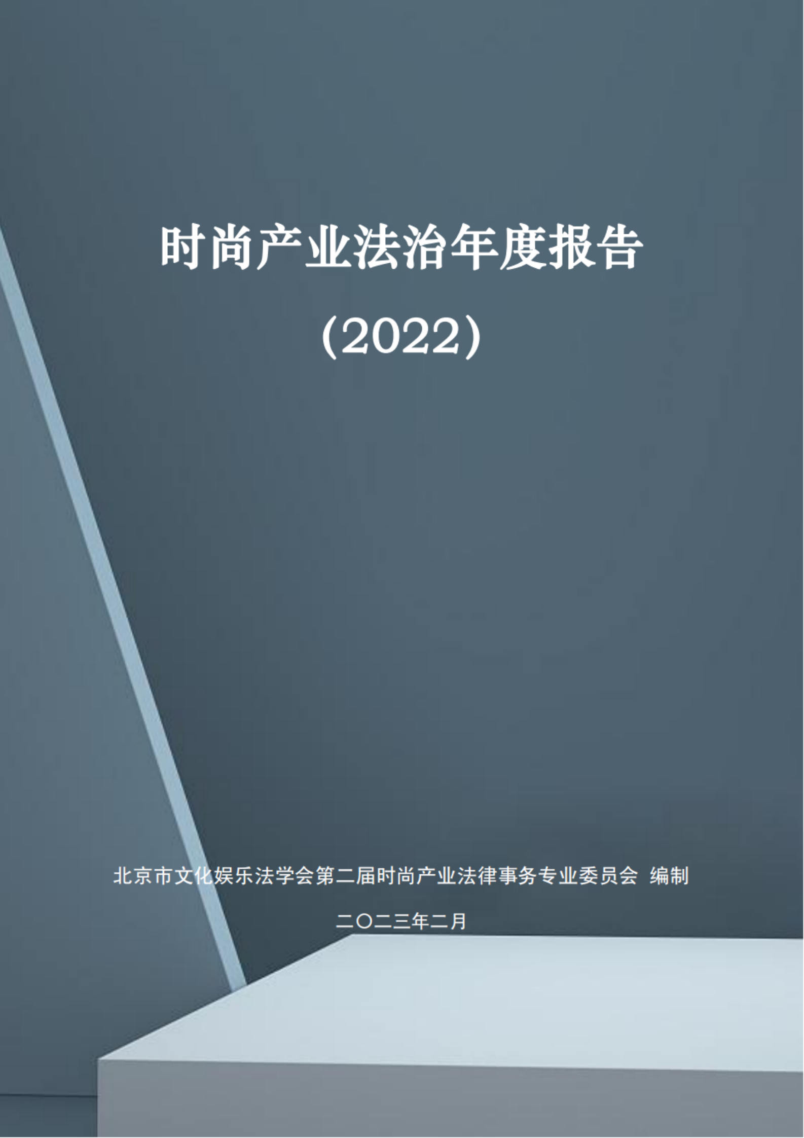 北京市文化娱乐法学会：时尚产业法治年度报告（2022） 第1页