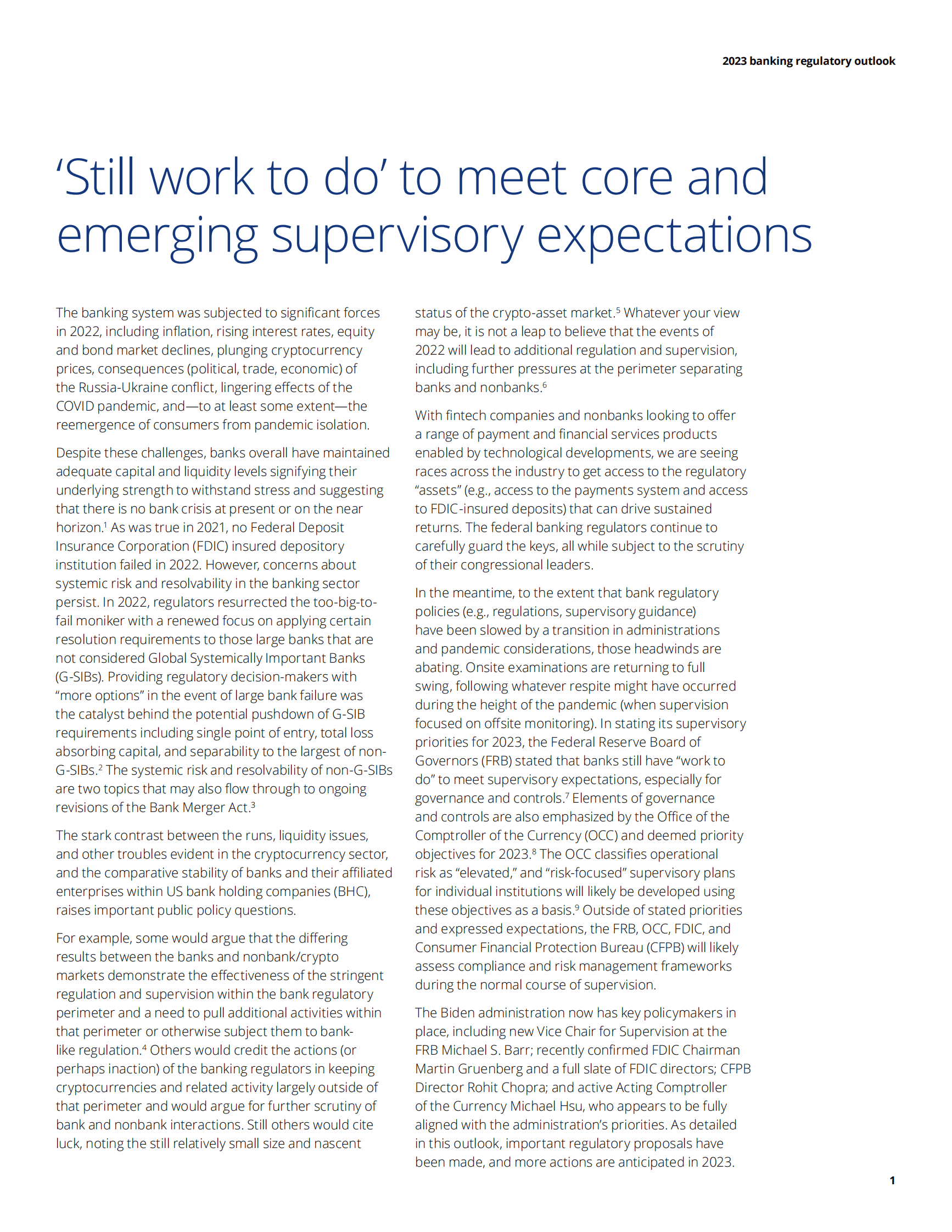 德勤：2023年银行监管展望报告【英文版】 第3页