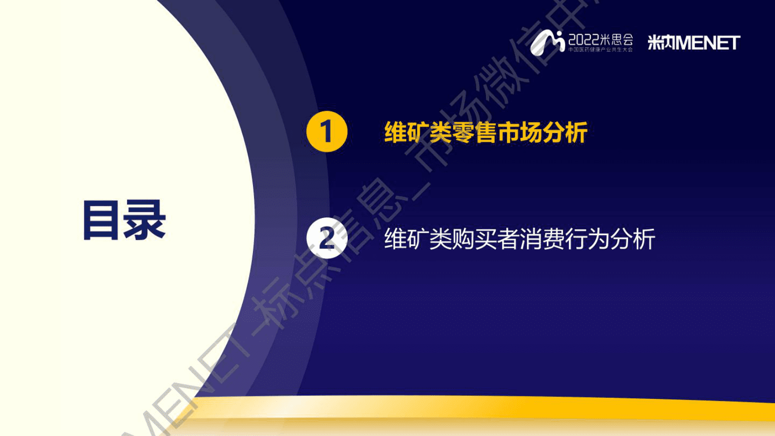 米内：2022维矿类药物零售市场与消费行为分析报告 第2页