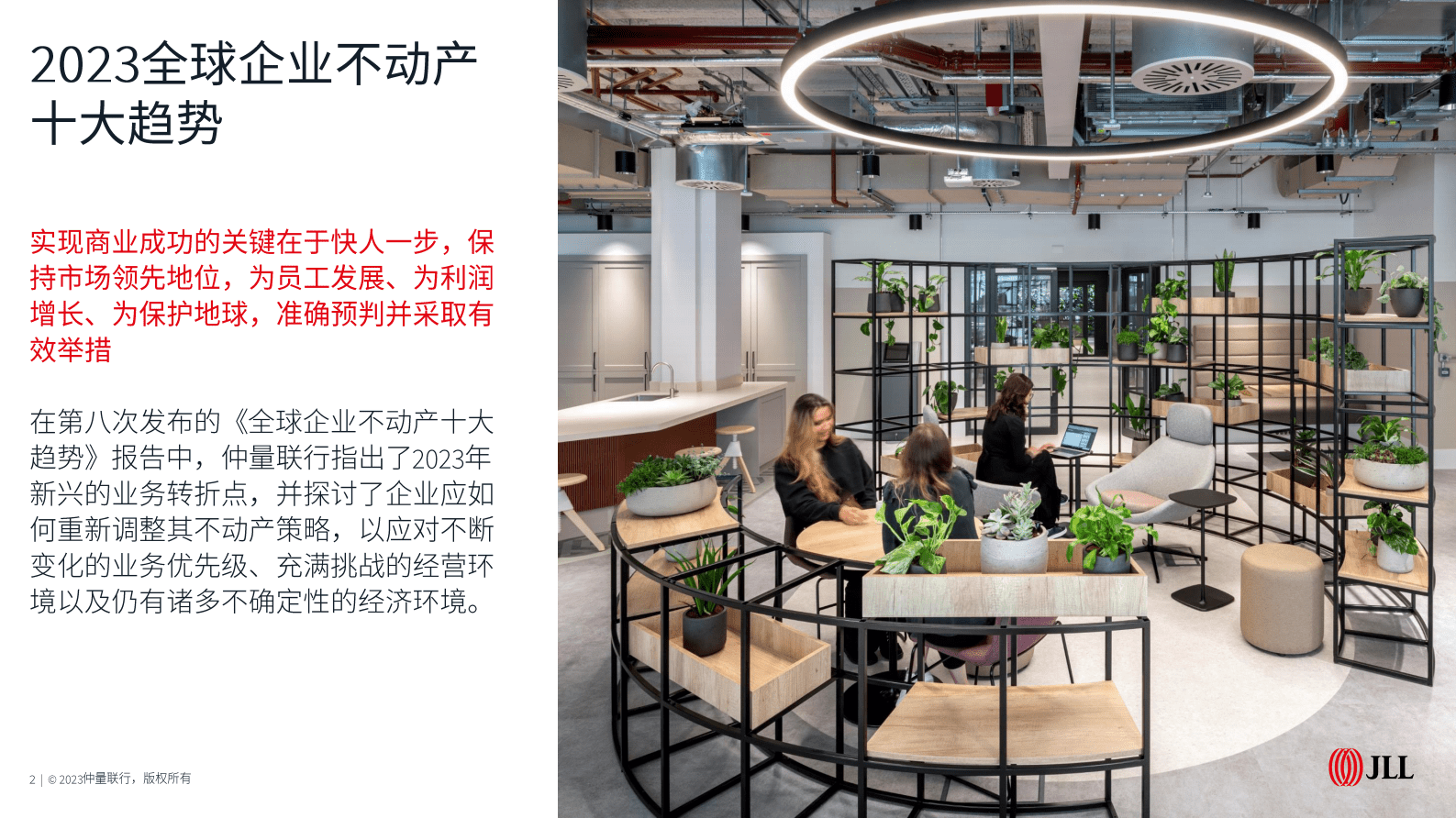 仲量联行：2023全球企业不动产十大趋势 第2页