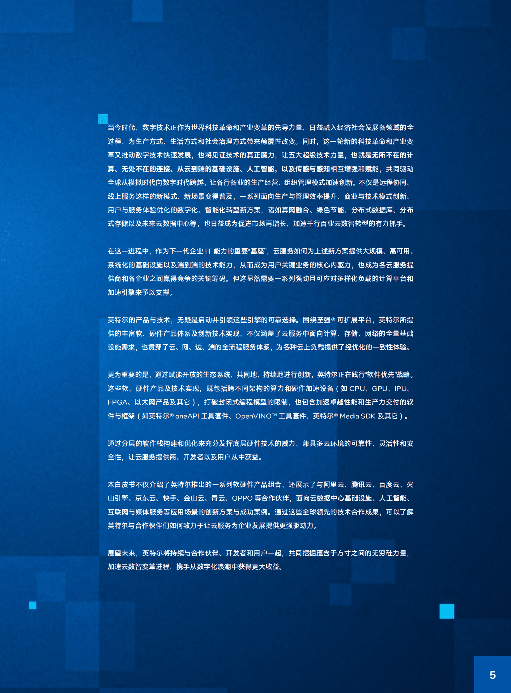 英特尔：中国公有云和互联网创新实践（2023） 第5页